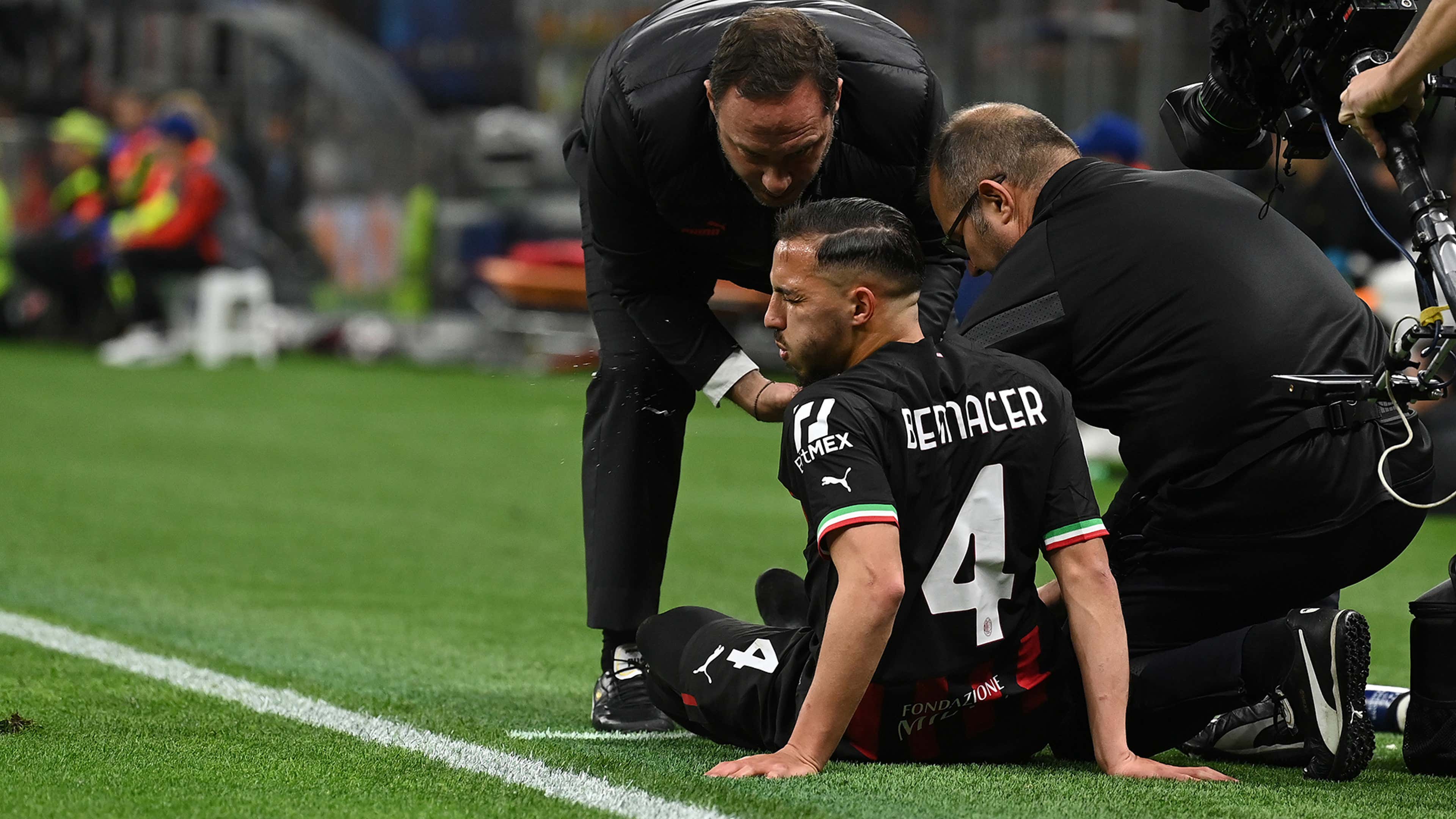 Ismael Bennacer injury AC Milan Inter Champions League 2022-23