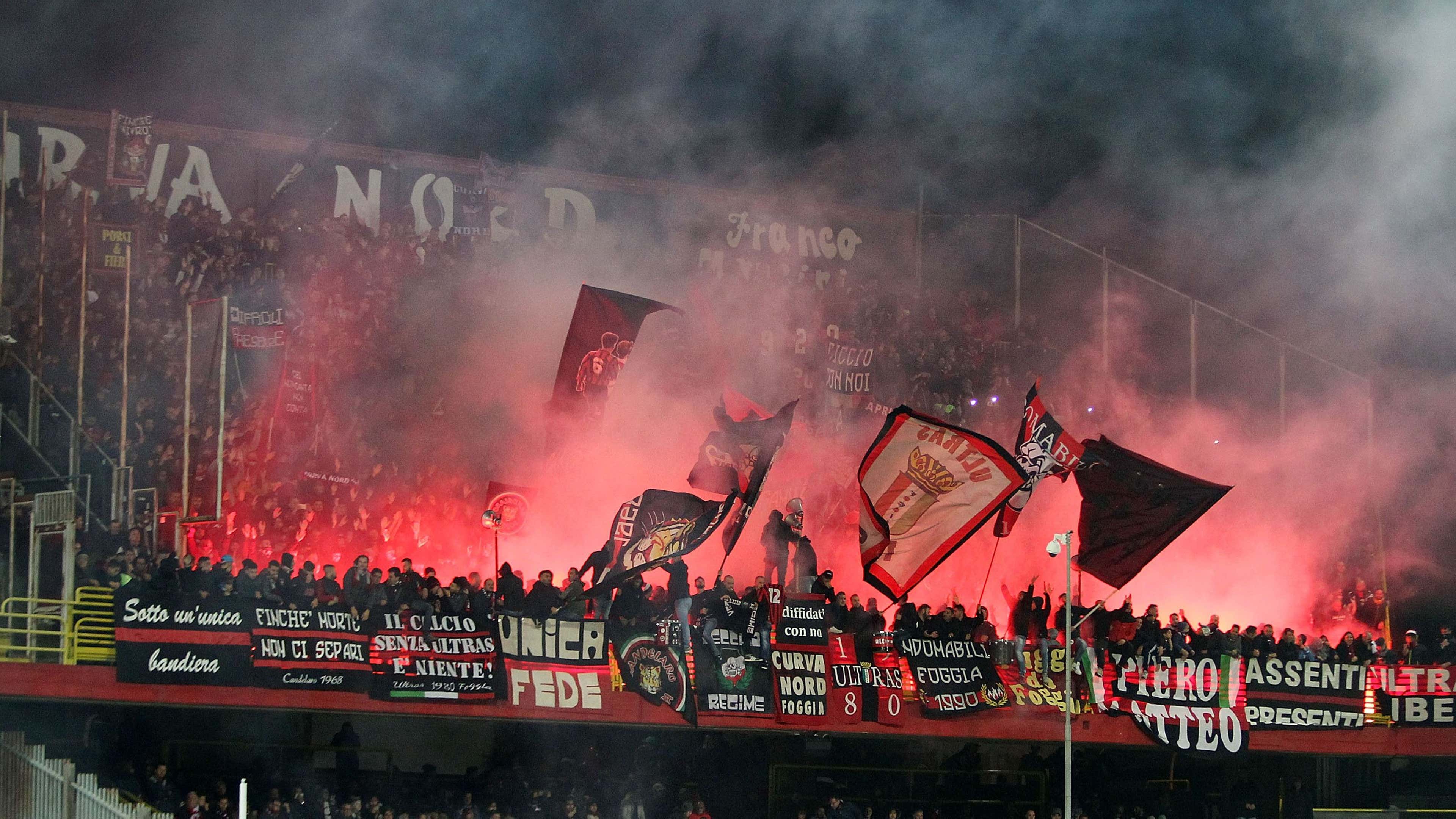 Foggia fans Serie B