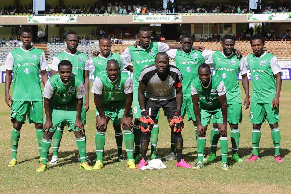 Gor Mahia before taking on AFC Leopards