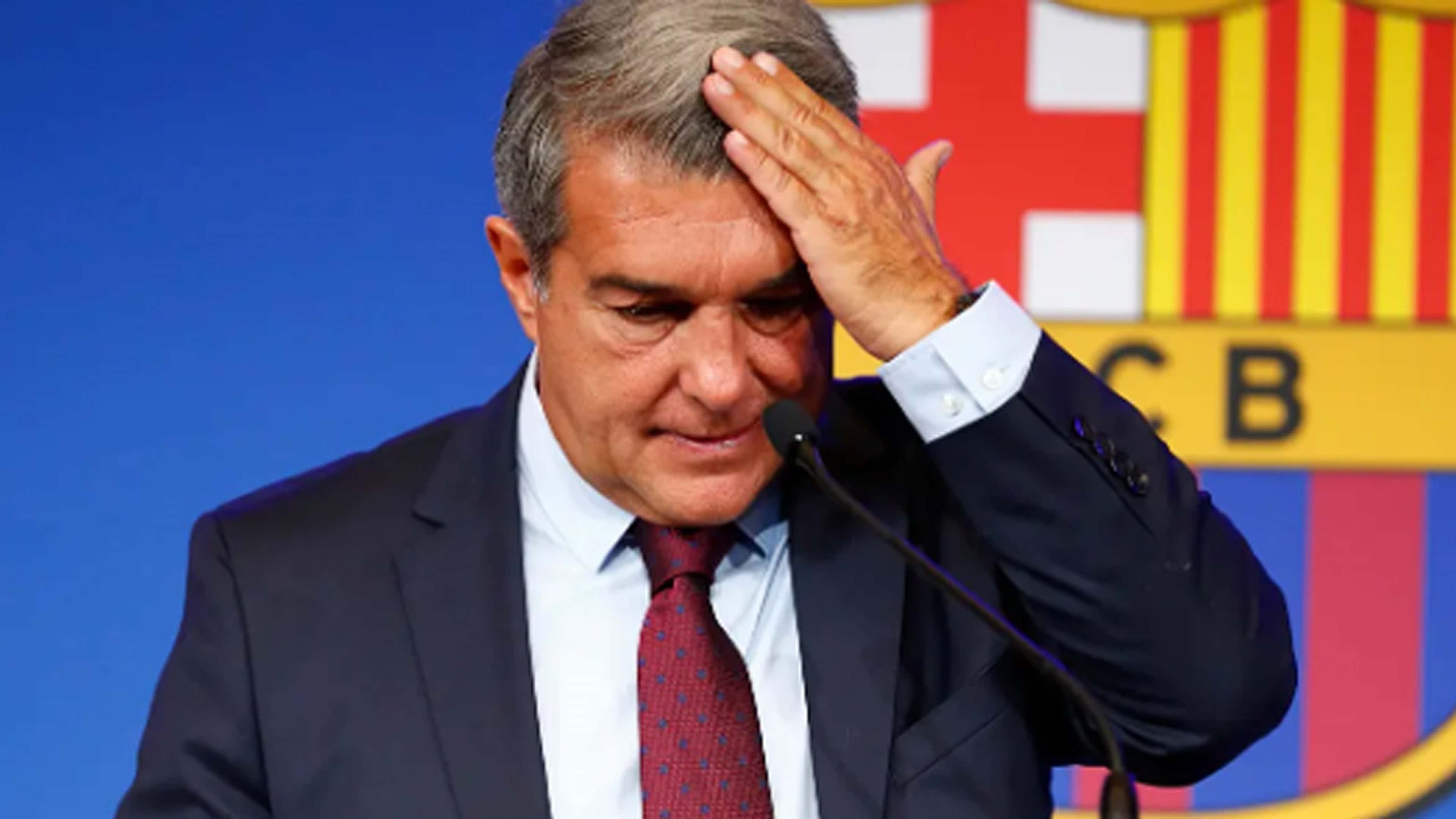 La Liga chief Javier Tebas calls on Joan Laporta to step down as Barcelona  president over referee payment scandal | Goal.com