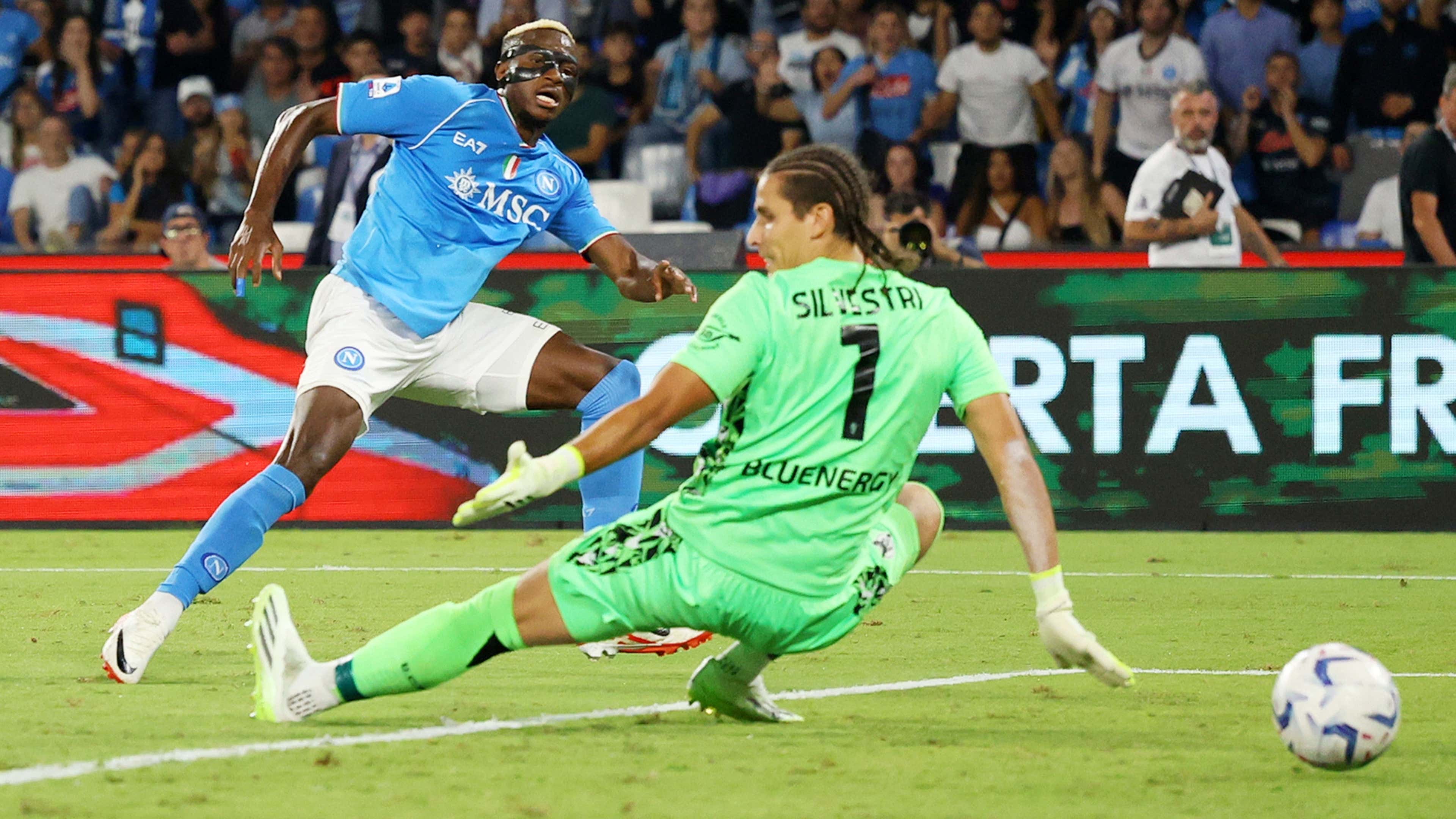 Unlucky Osimhen grabs assist as Napoli demolish Genoa