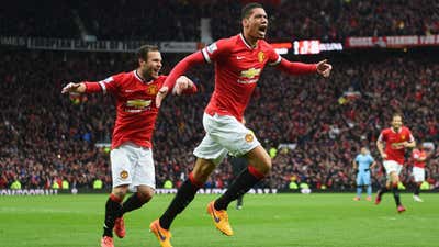 Chris Smalling Manchester United Manchester City 12042015