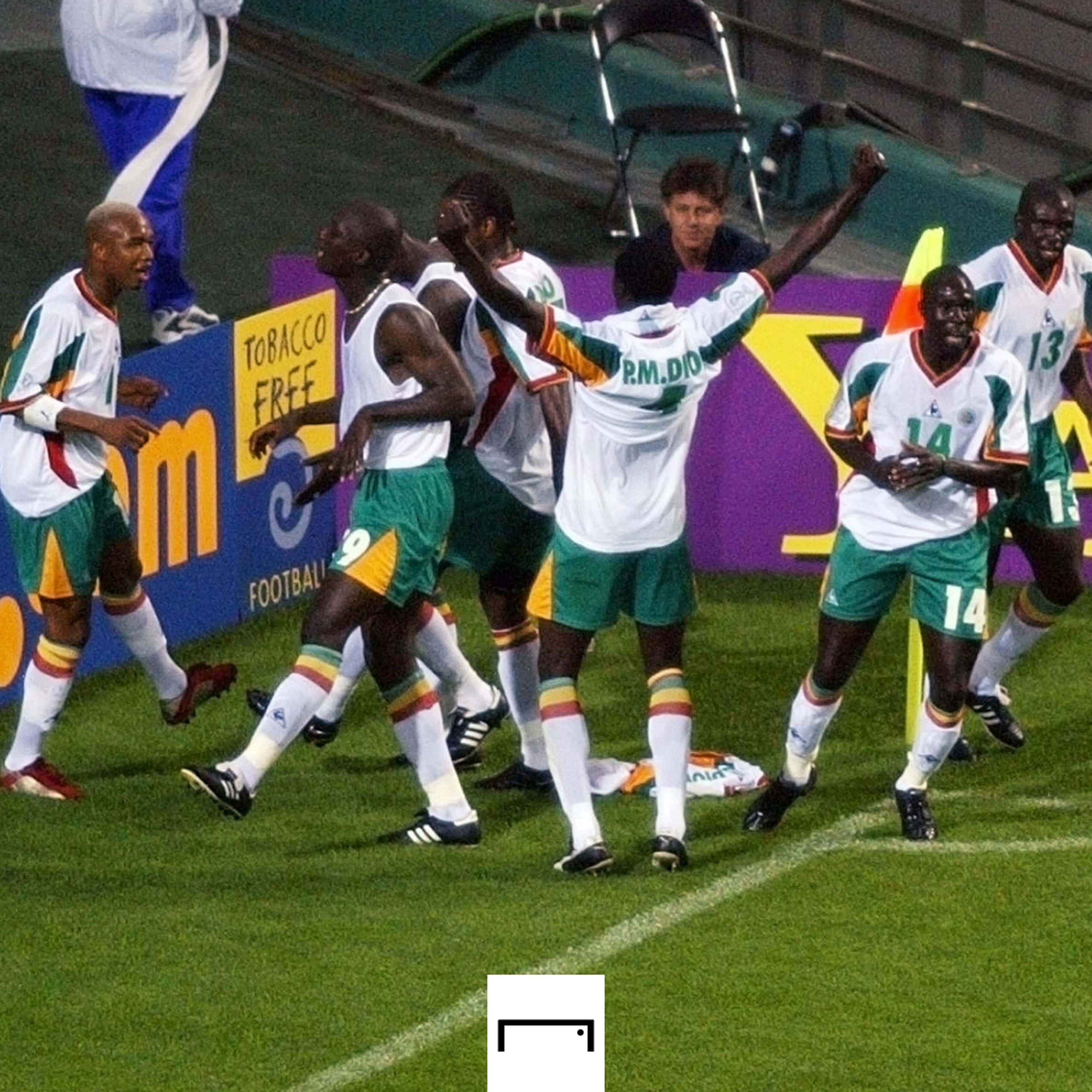 Papa Bouba Diop Senegal France 2002 World Cup GFX