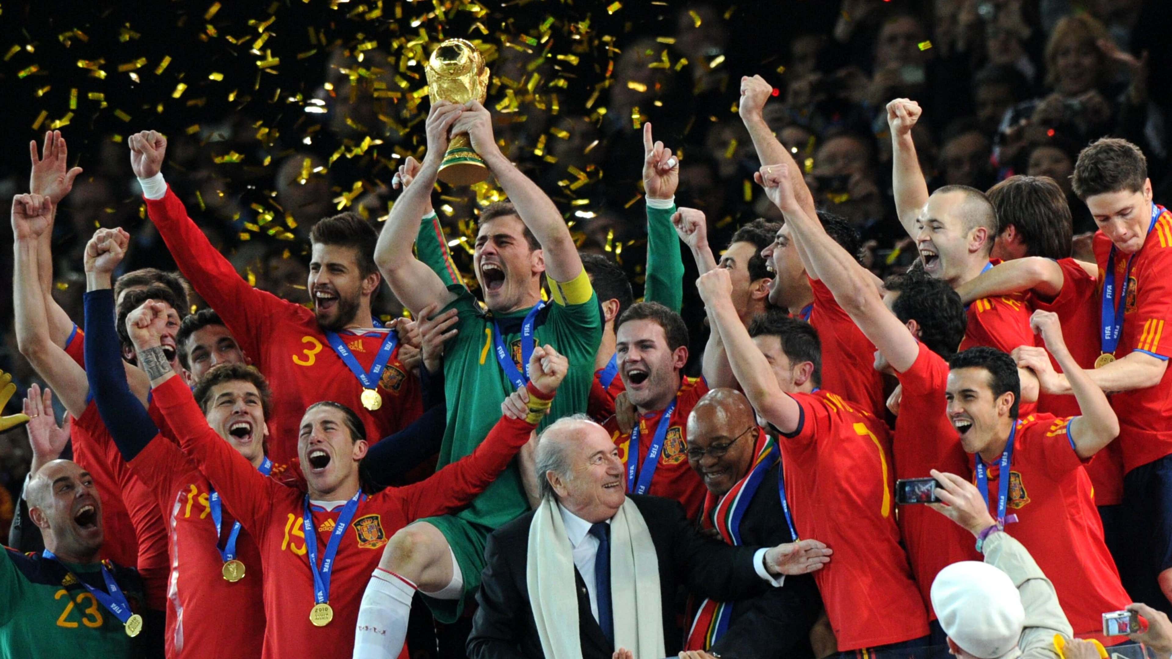 Espanha: Os jogadores campeões da Copa do Mundo 2010, em detalhes e