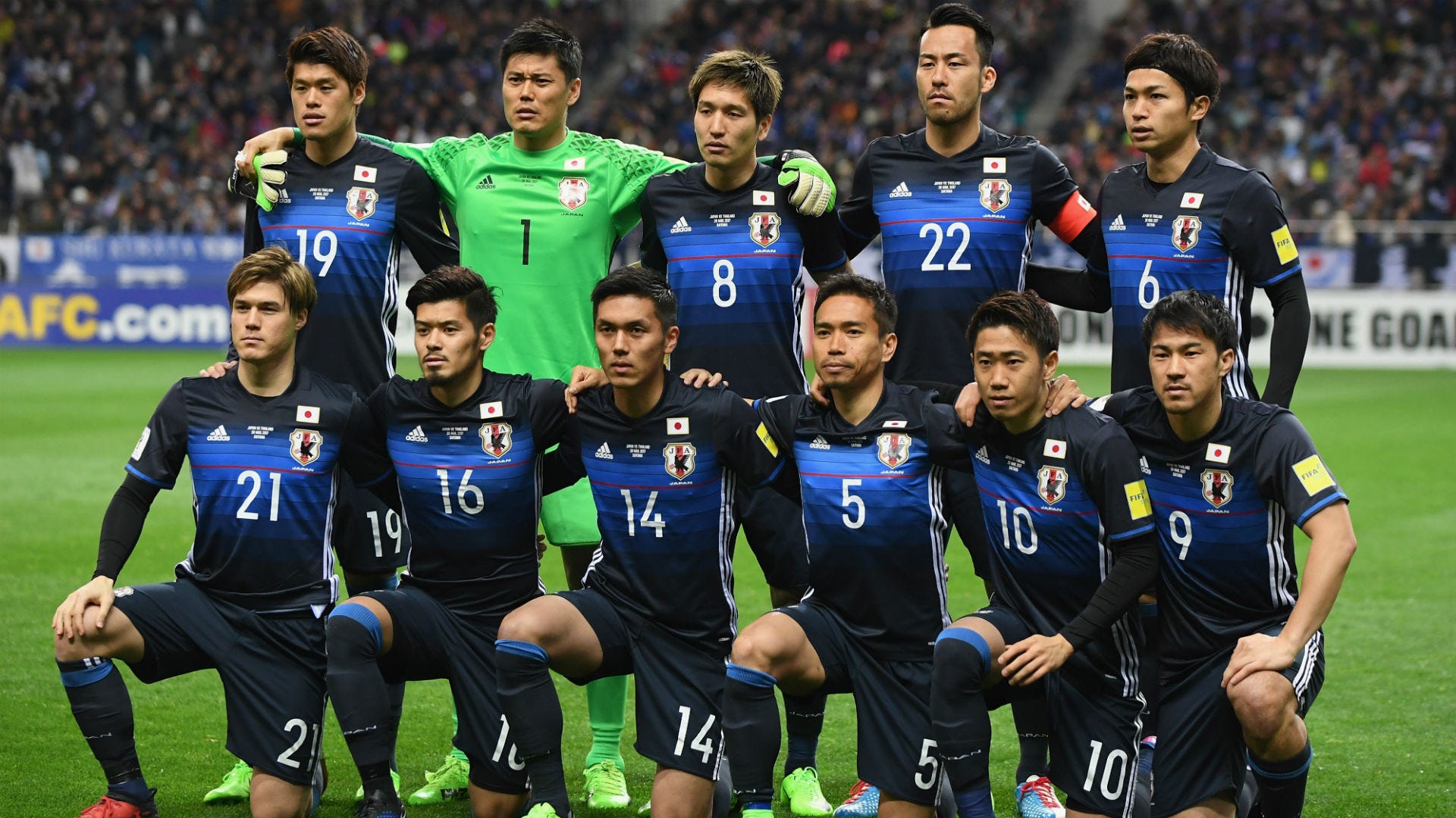 オーストラリア戦に臨む日本代表 Afcがメンバーリストと背番号を掲載 柴崎は7番に Goal Com 日本