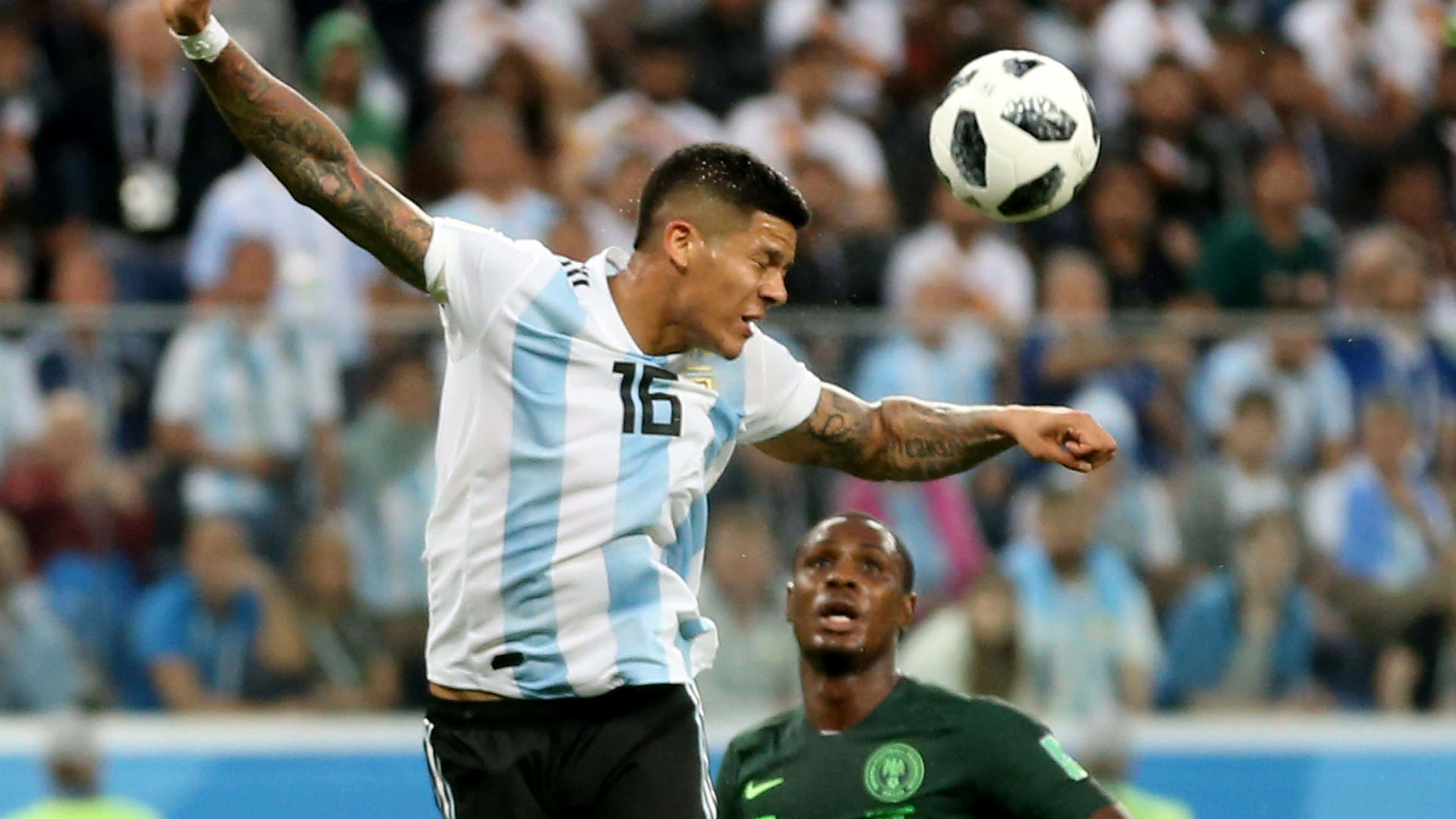 Marcos Rojo Argentina Nigeria World Cup 260618