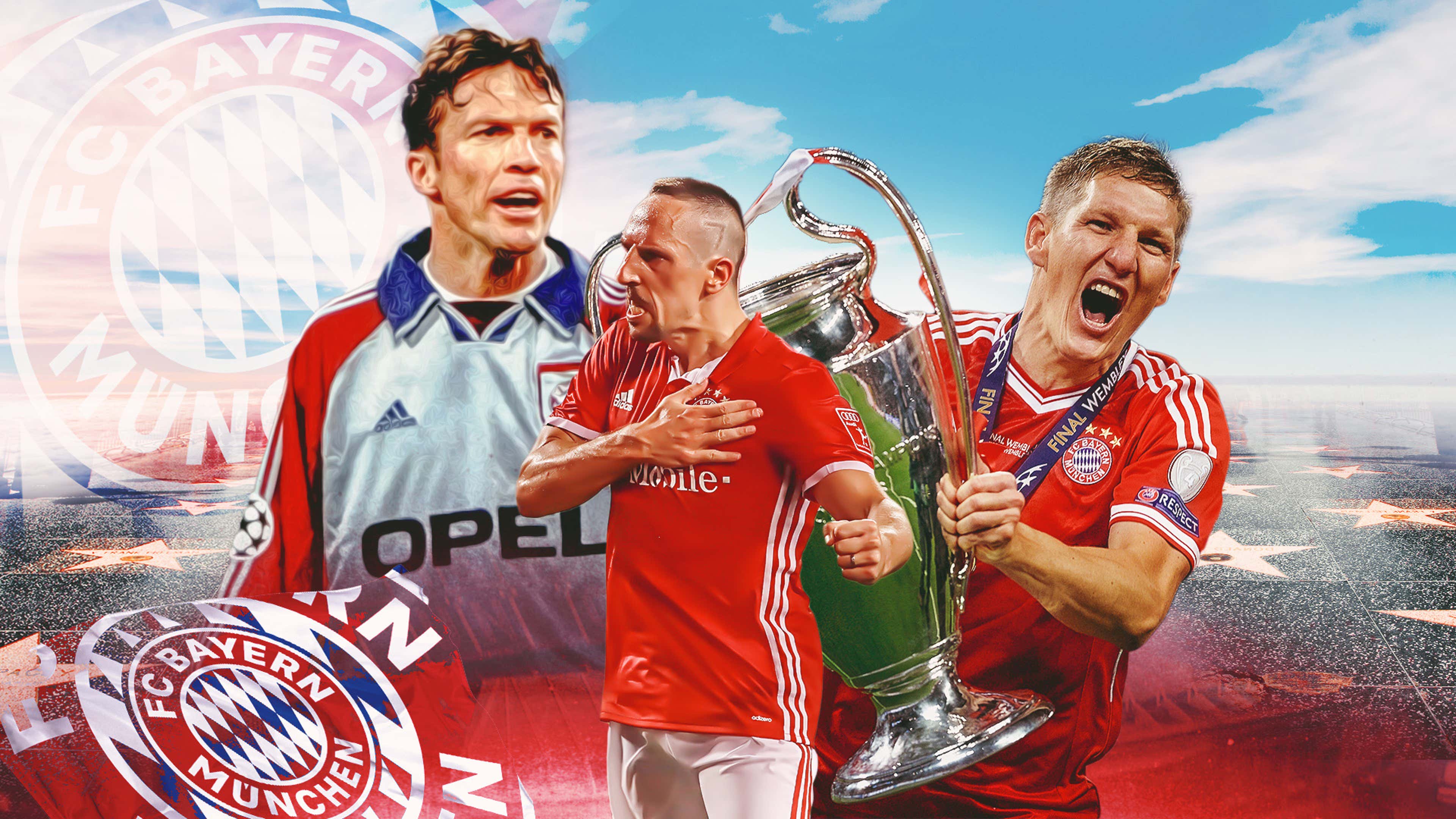FC Bayern Dream Team GFX Ribery Matthäus Schweinsteiger