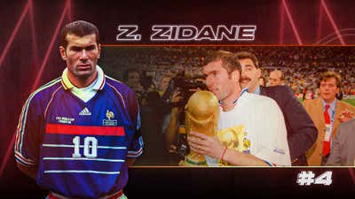 GOAL50 2022 Zinedine Zidane GFX Ranking