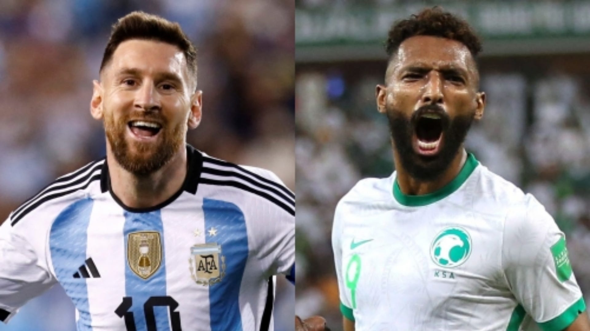 Lionel Messi Argentina Firas al-Buraikan Saudi Arabia
