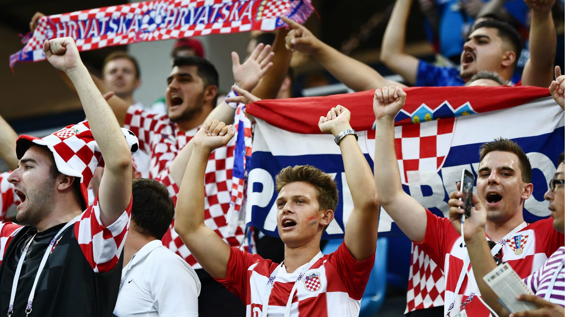 Croatia fans World Cup 01072018