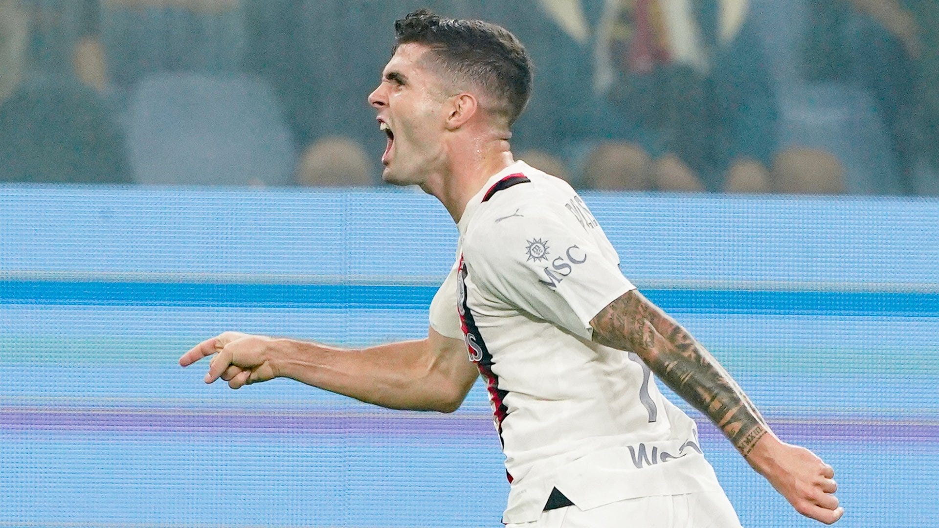 Made in the USA! USMNT stars Christian Pulisic and Yunus Musah combine as AC Milan top Genoa in chaotic clash that sees both goalkeepes sent off