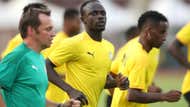 Sadio Mane of Senegal warms up during the 2021 Africa Cup of Nations.