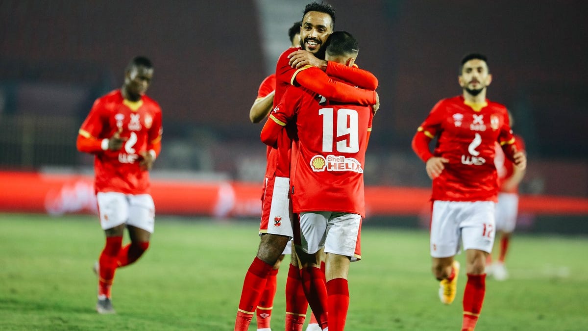 Mahmoud Kahraba Mohamed Magdy Afsha Al Ahly Ghazl El Mahalla Egyptian Premier League 18.12.2020