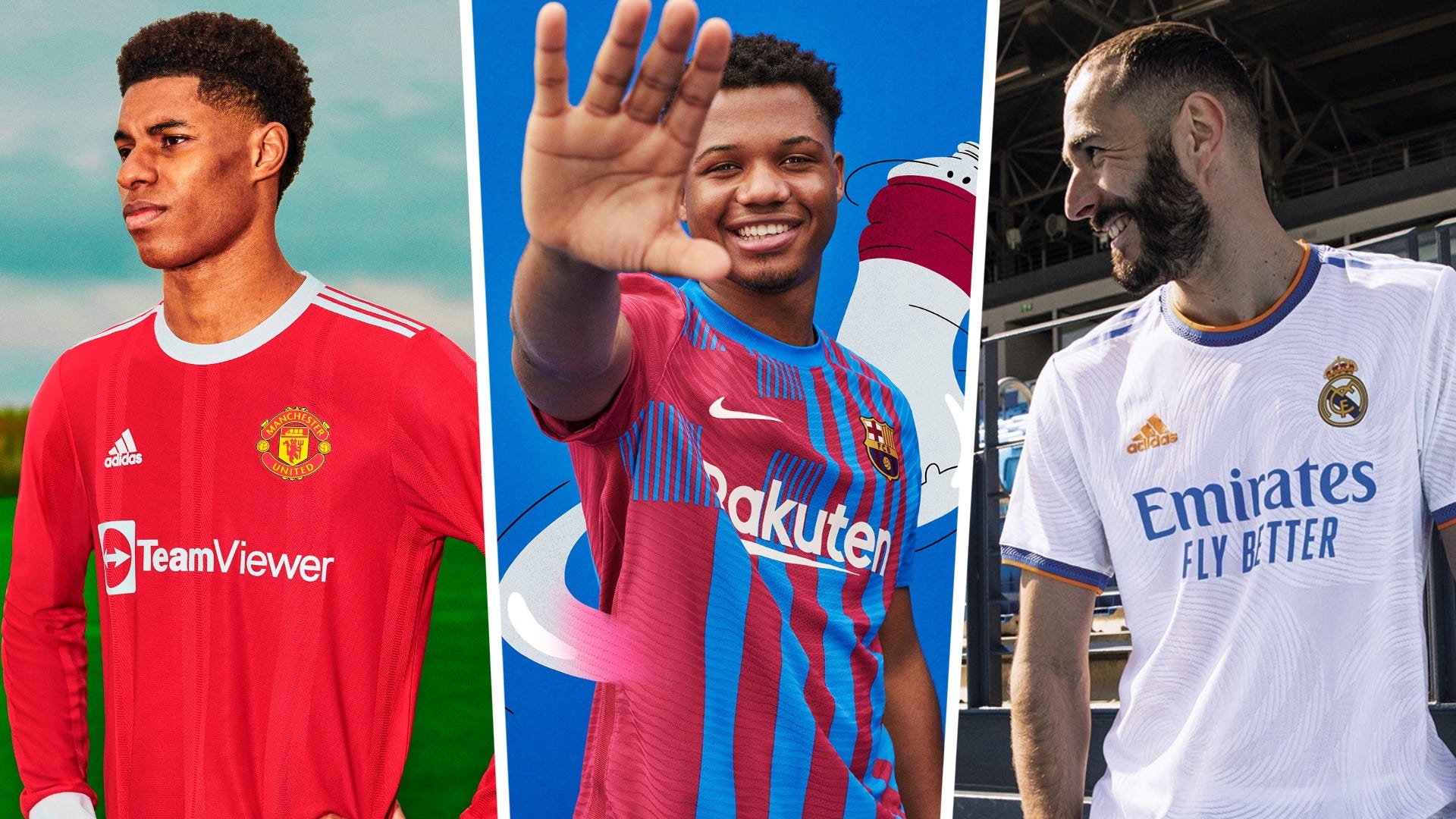 Omhoog gaan lening controleren New 2021-22 football kits: Barcelona, Man Utd & all the top clubs' shirts &  jerseys revealed | Goal.com US