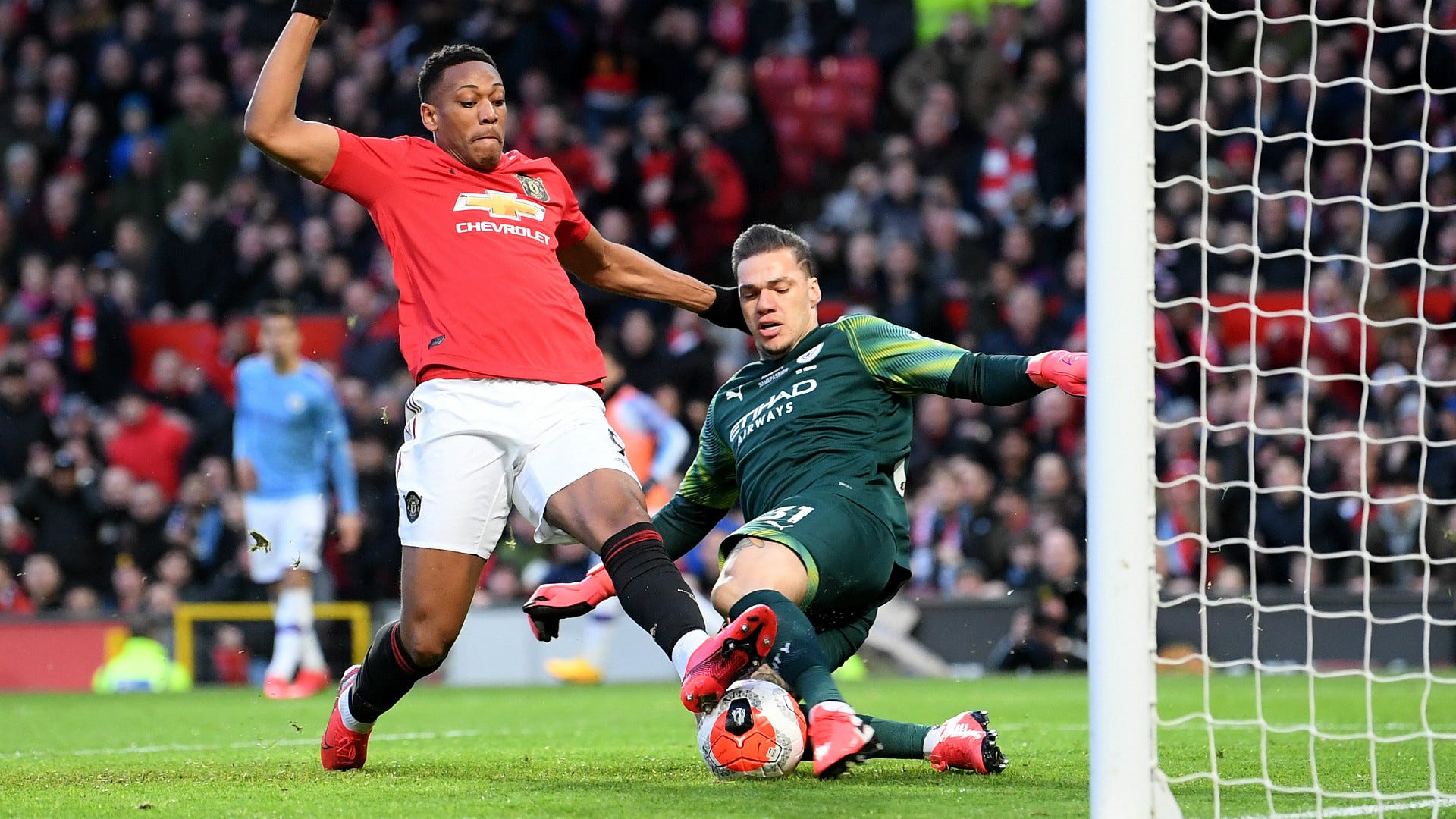 Anthony Martial Ederson Manchester United Manchester City 2019-20