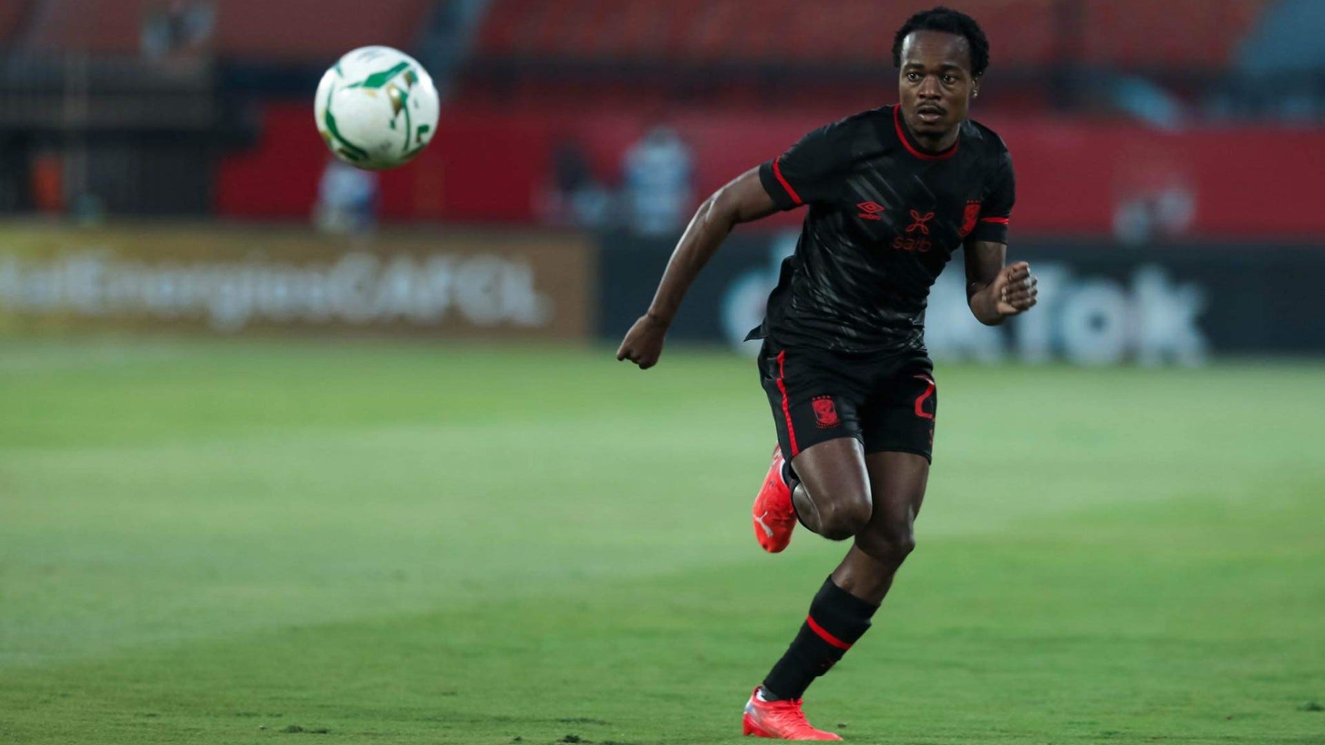 Percy Tau of South Africa and Al Ahly.