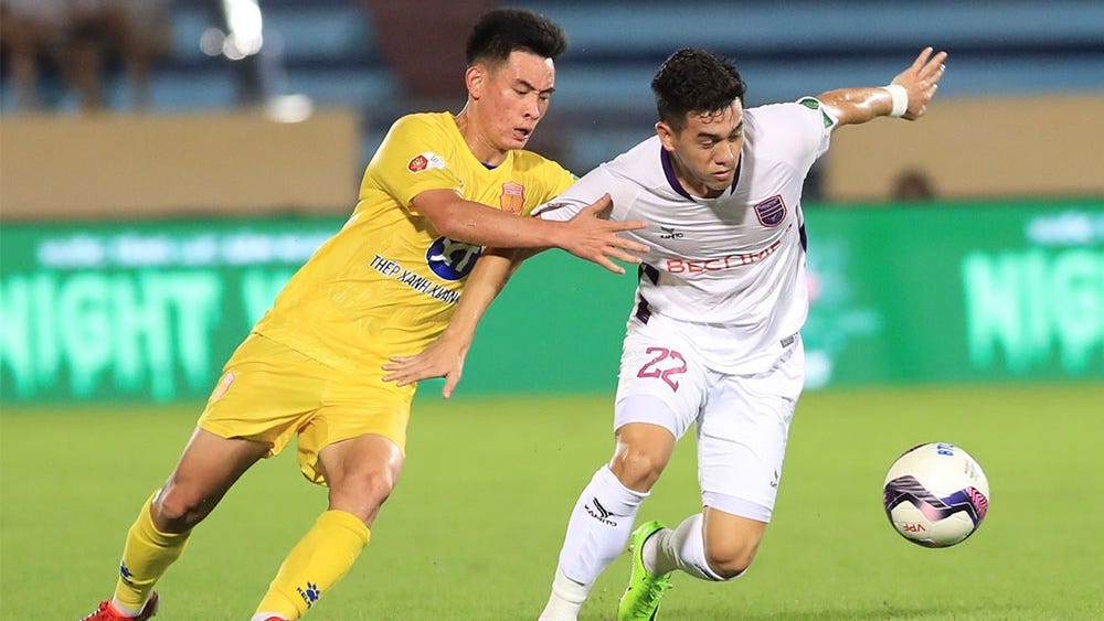Nguyen Tien Linh Nam Dinh Binh Duong V.League 2022