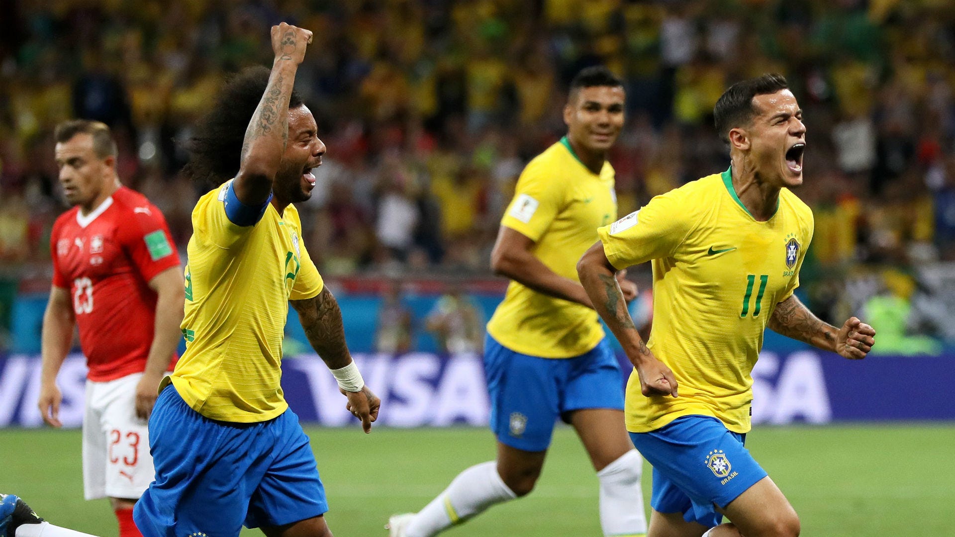 Philippe Coutinho Brazil Switzerland World Cup 2018