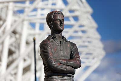 Ivor Allchurch's statue outside Swansea stadium