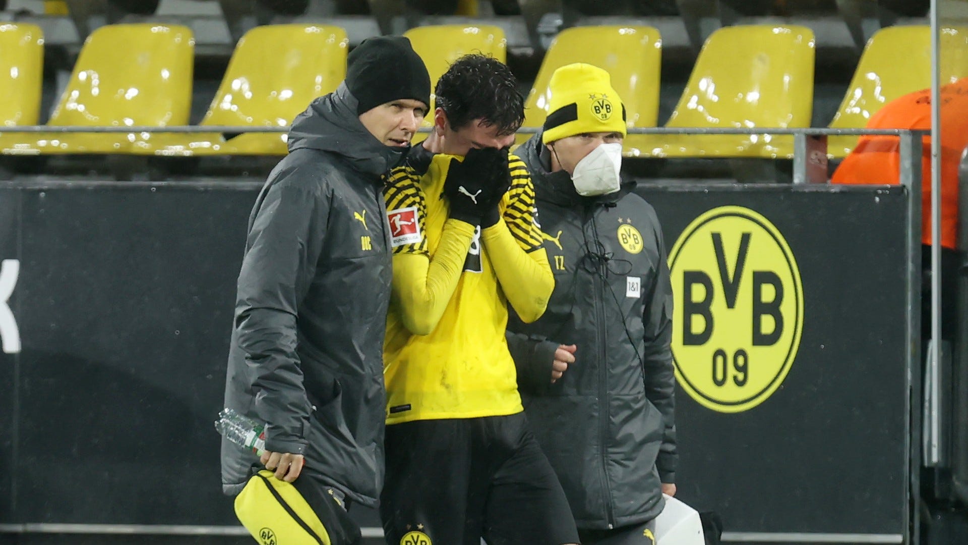 Reyna injury Dortmund 2022