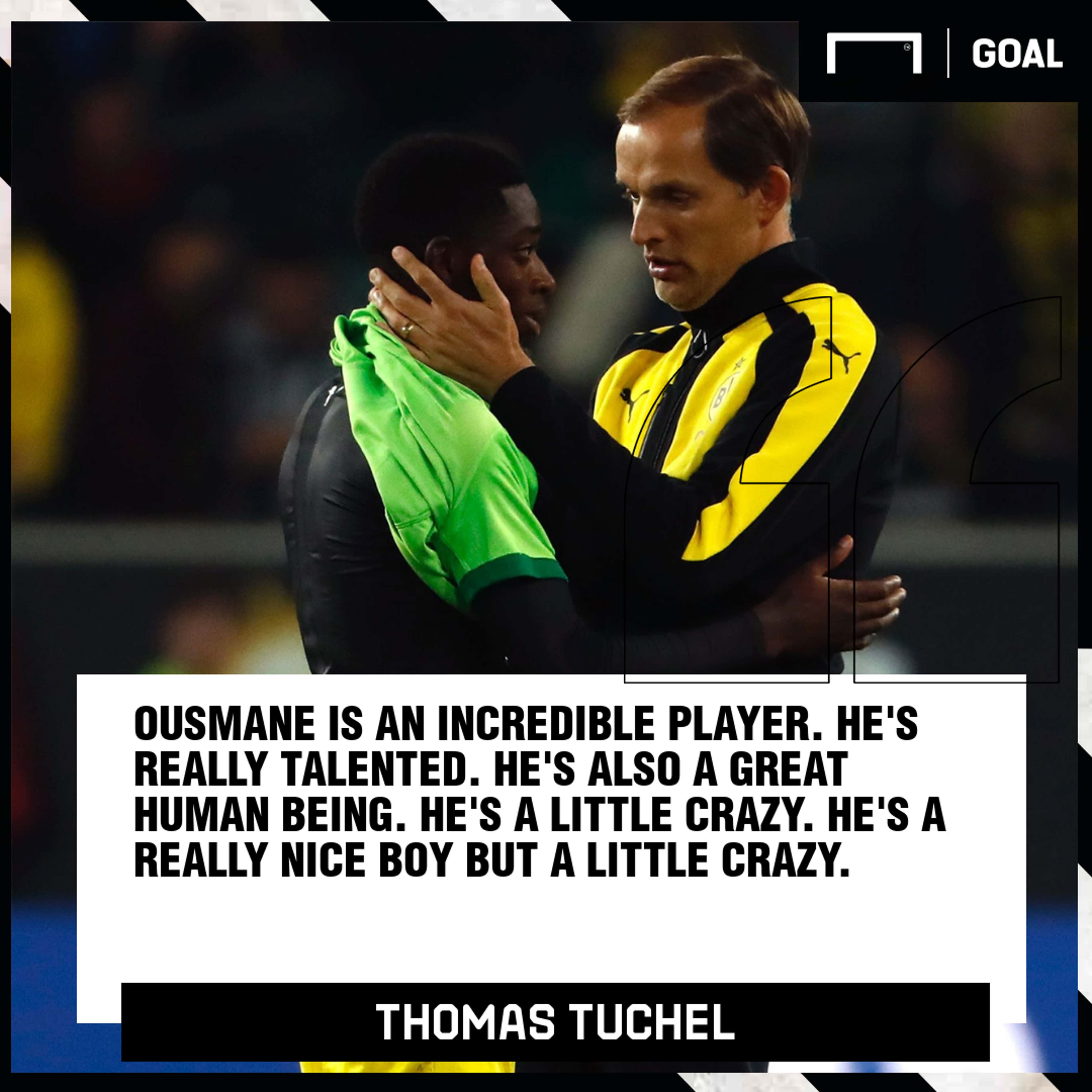 Ousmane Dembele Thomas Tuchel Dortmund PS