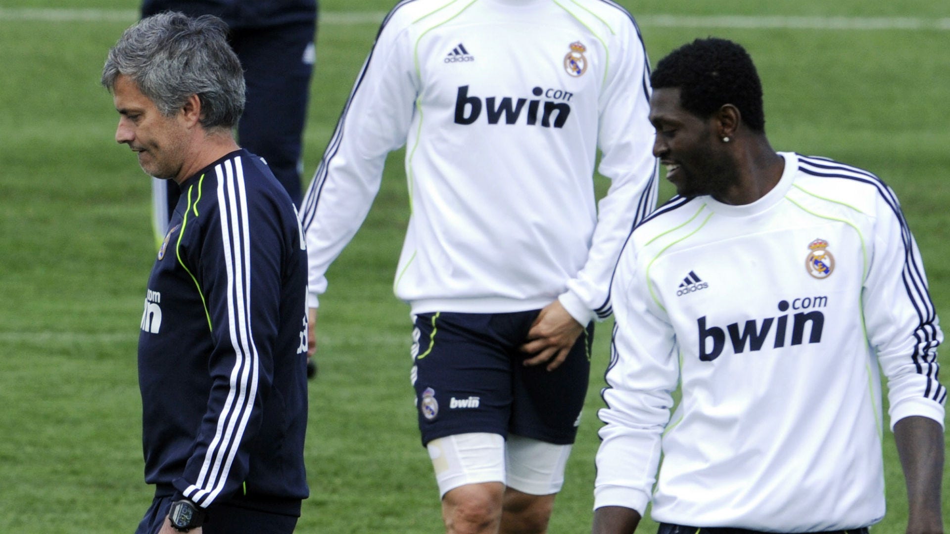 Mourinho and Adebayor