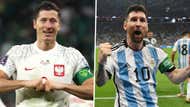 Robert Lewandowski Lionel Messi Poland Argentina