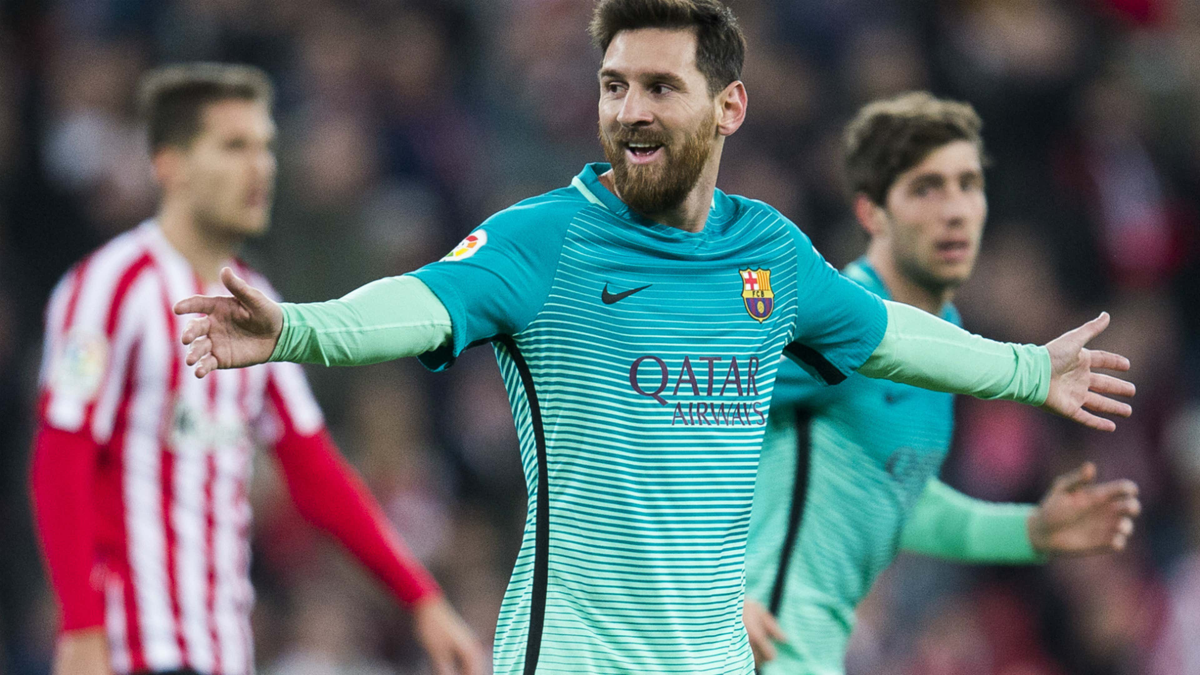 Lionel Messi Athletic Club Barcelona Copa del Rey