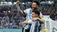 Lionel Messi Julian Alvarez Argentina
