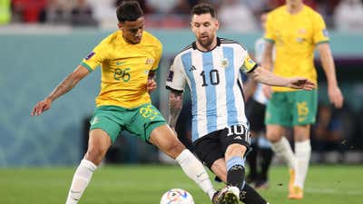 Keanu Baccus Lionel Messi Argentina Australia Qatar 202