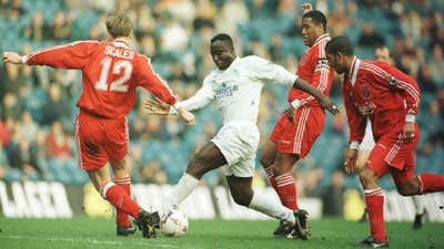 Tony Yeboah (Leeds) vs Liverpool  FA Cup Quarter Final, 1996