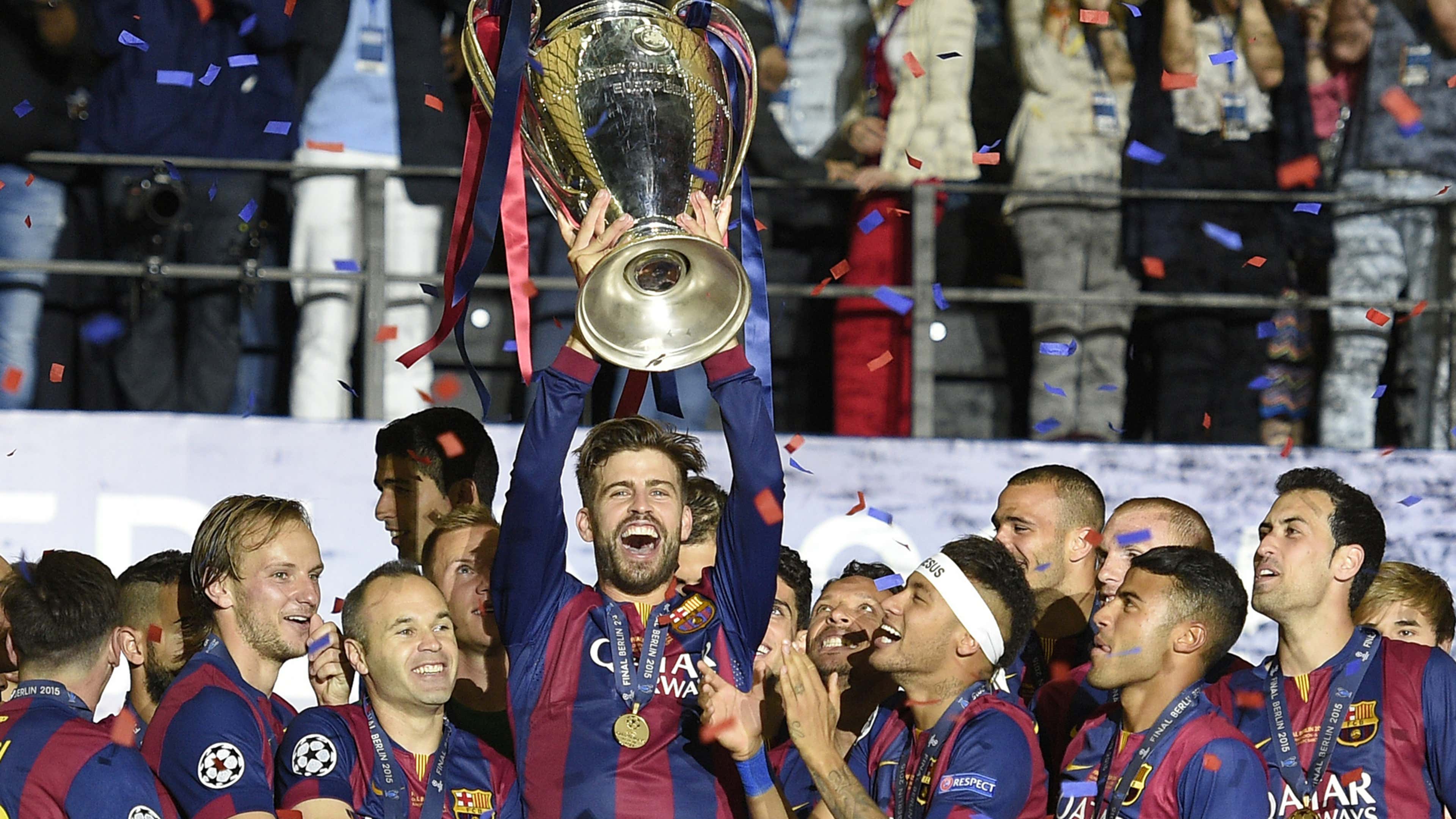 Barcelona Champions League 2015 Gerard Pique