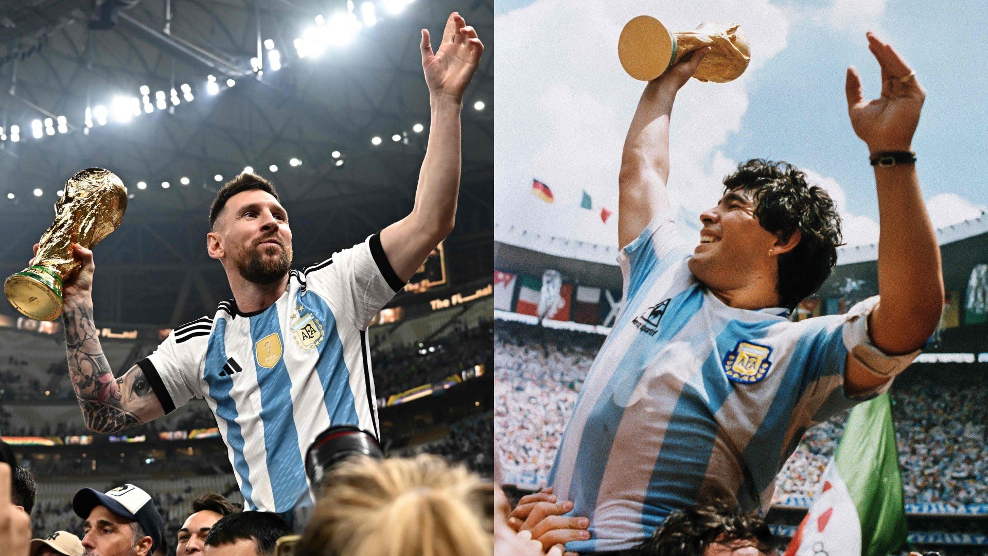 Messi pays tribute to Maradona after fulfilling Argentina World Cup