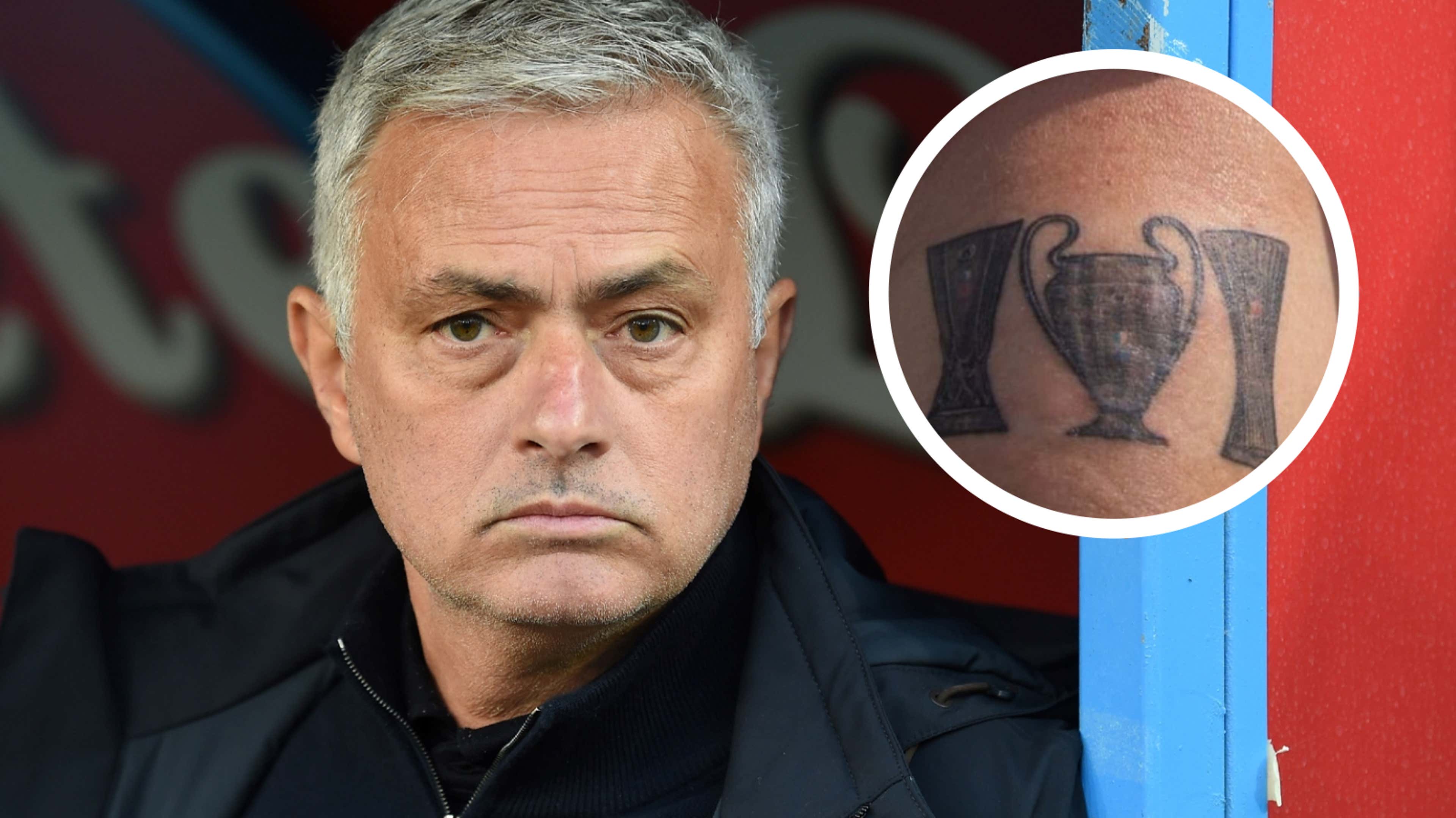 Jose Mourinho Roma tattoo GFX