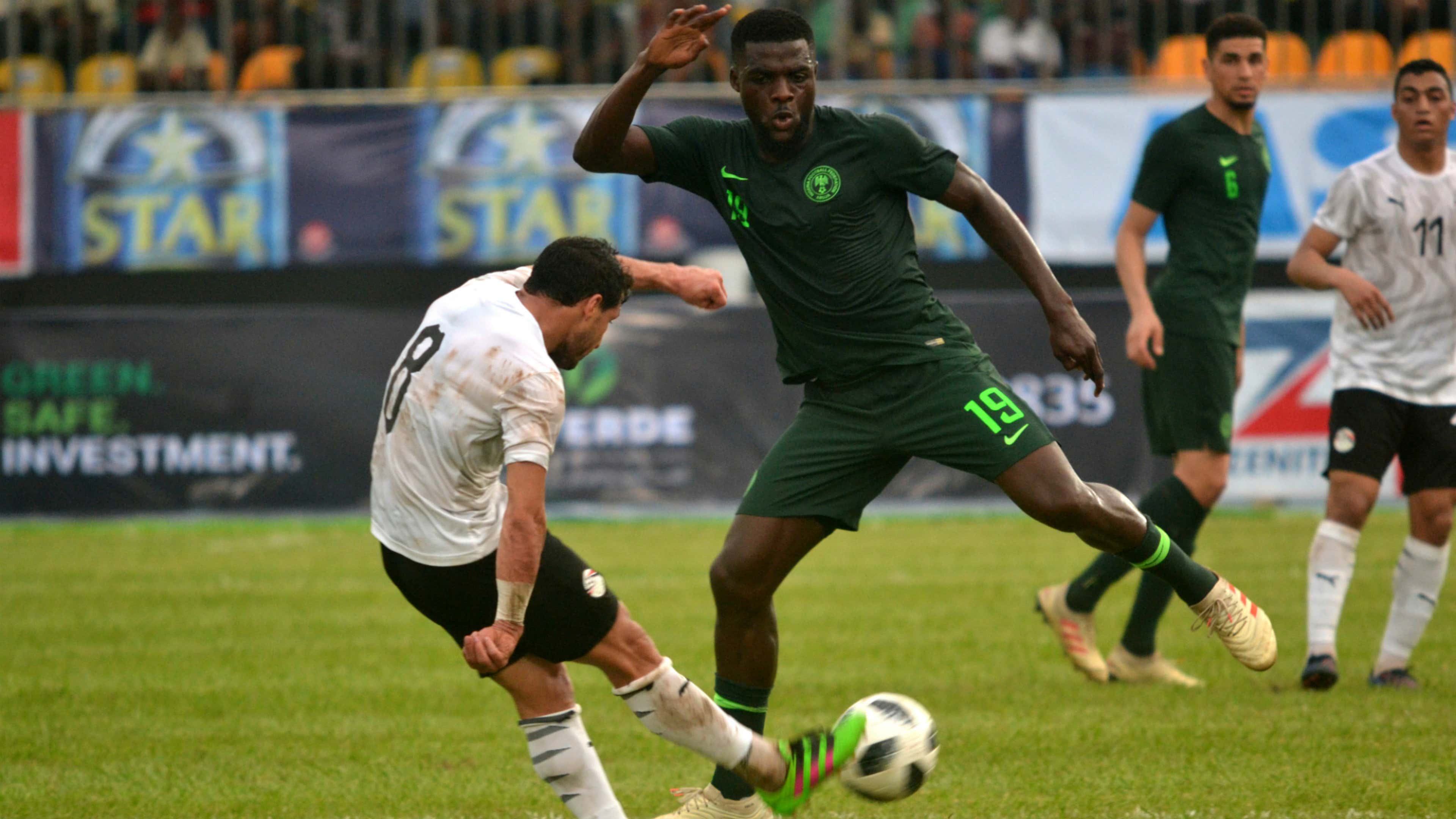 Tarek Hamed, John Ogu - Nigeria vs. Egypt