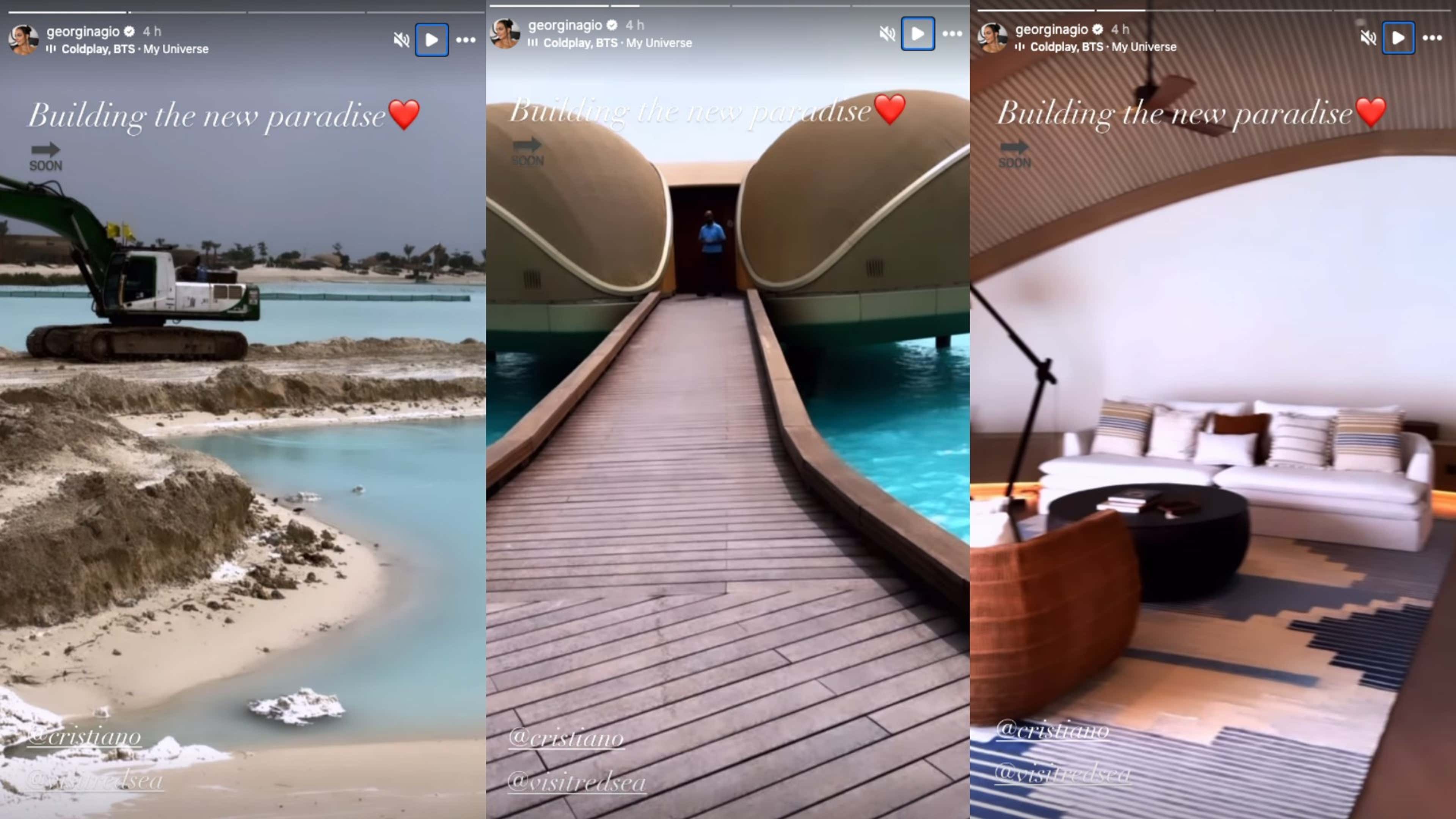 Georgina Rodriguez Instagram Ξενοδοχείο στη Σαουδική Αραβία