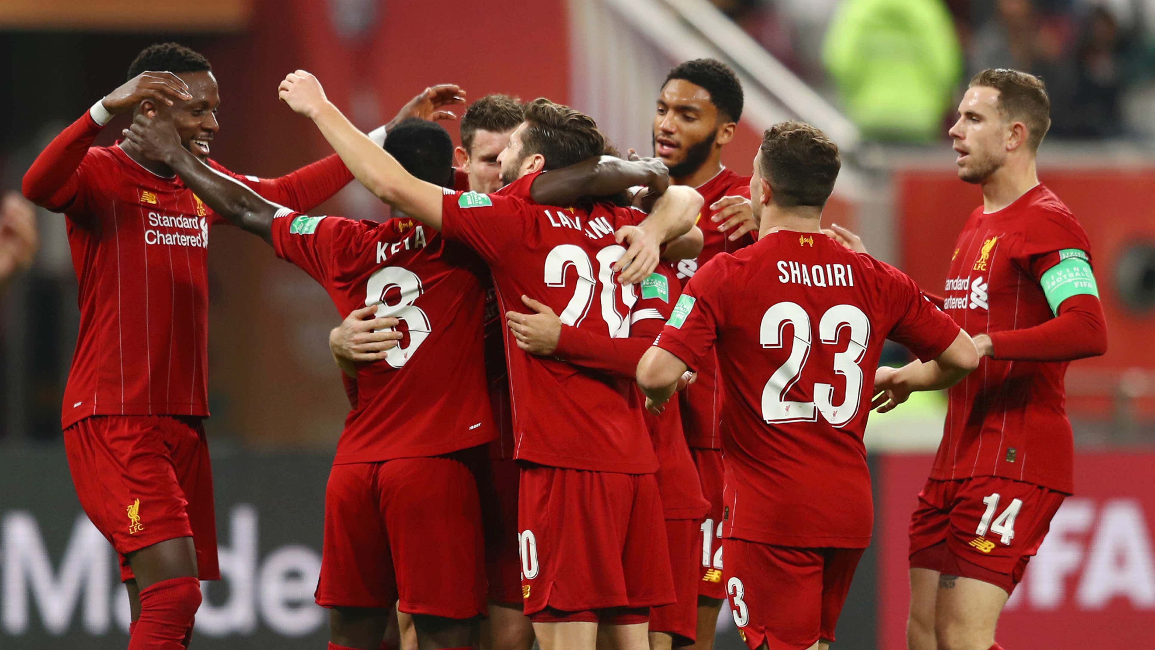 Liverpool celebrate 2019-20