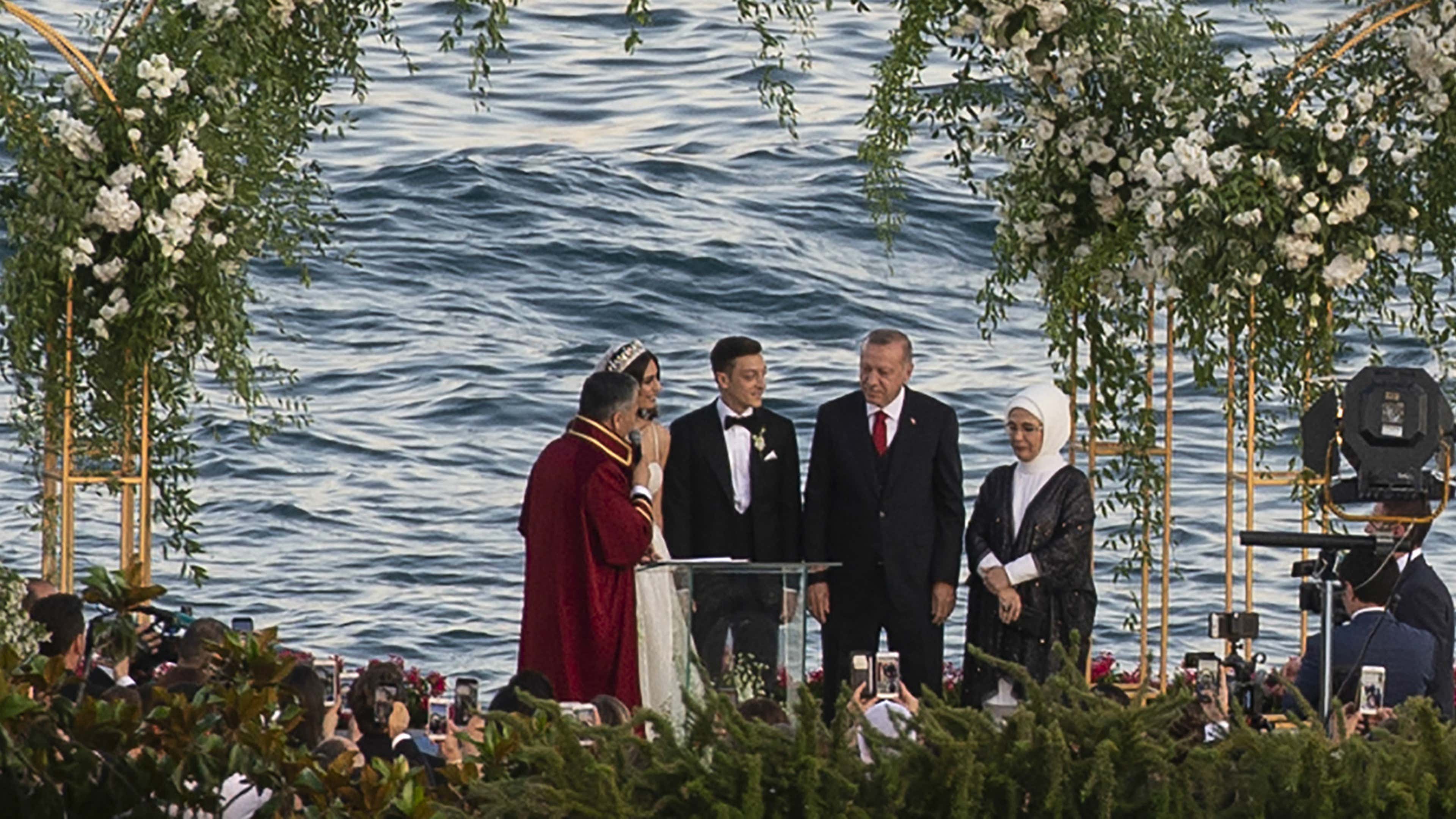Mesut Ozil Amine Gulse Recep Tayyip Erdogan wedding