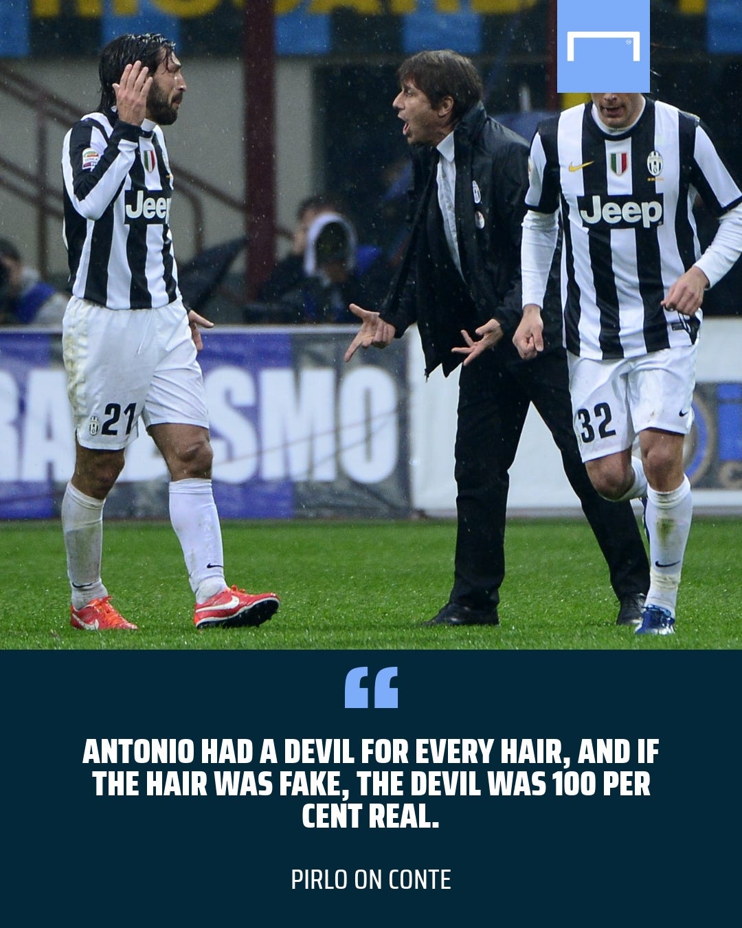 Antonio Conte Andrea Pirlo Juventus GFX
