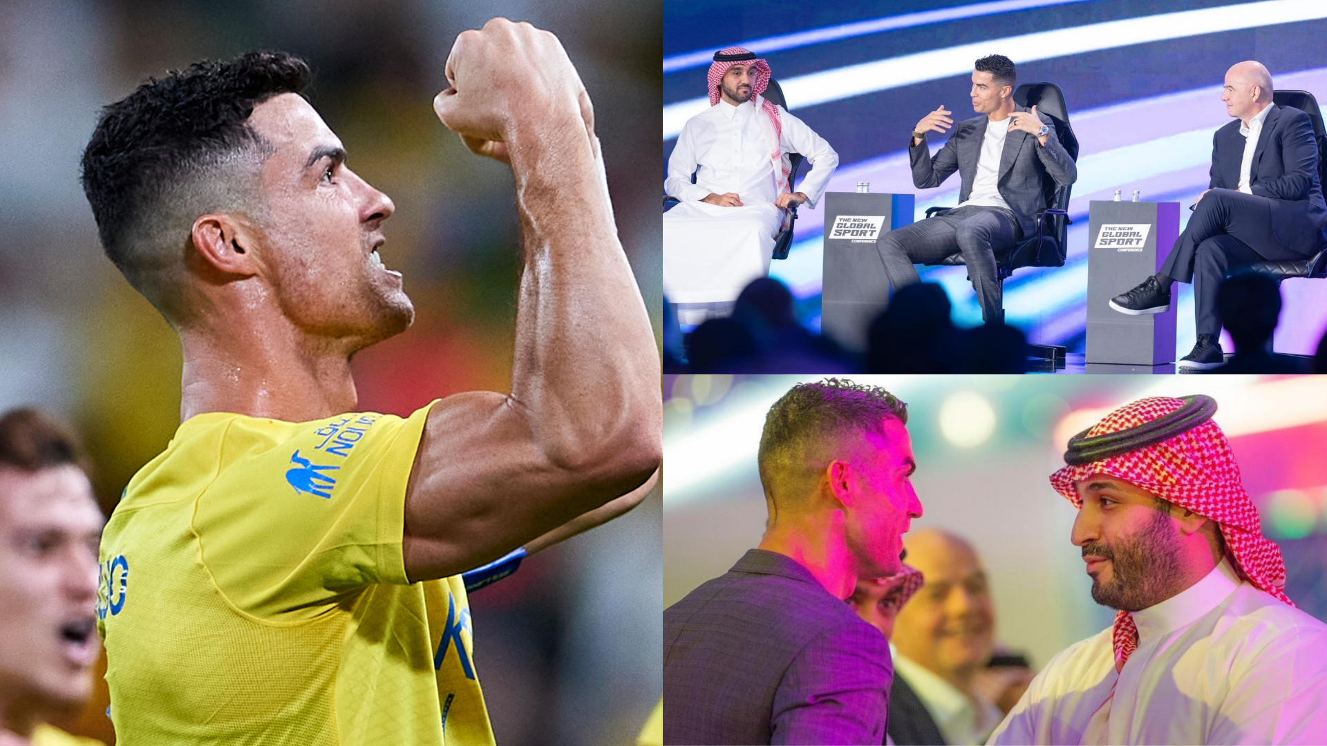 أعلن نجم النصر كريستيانو رونالدو أنه سيتعاون مع ولي العهد السعودي الأمير محمد بن سلمان لاستضافة كأس العالم للرياضات الإلكترونية 2024.