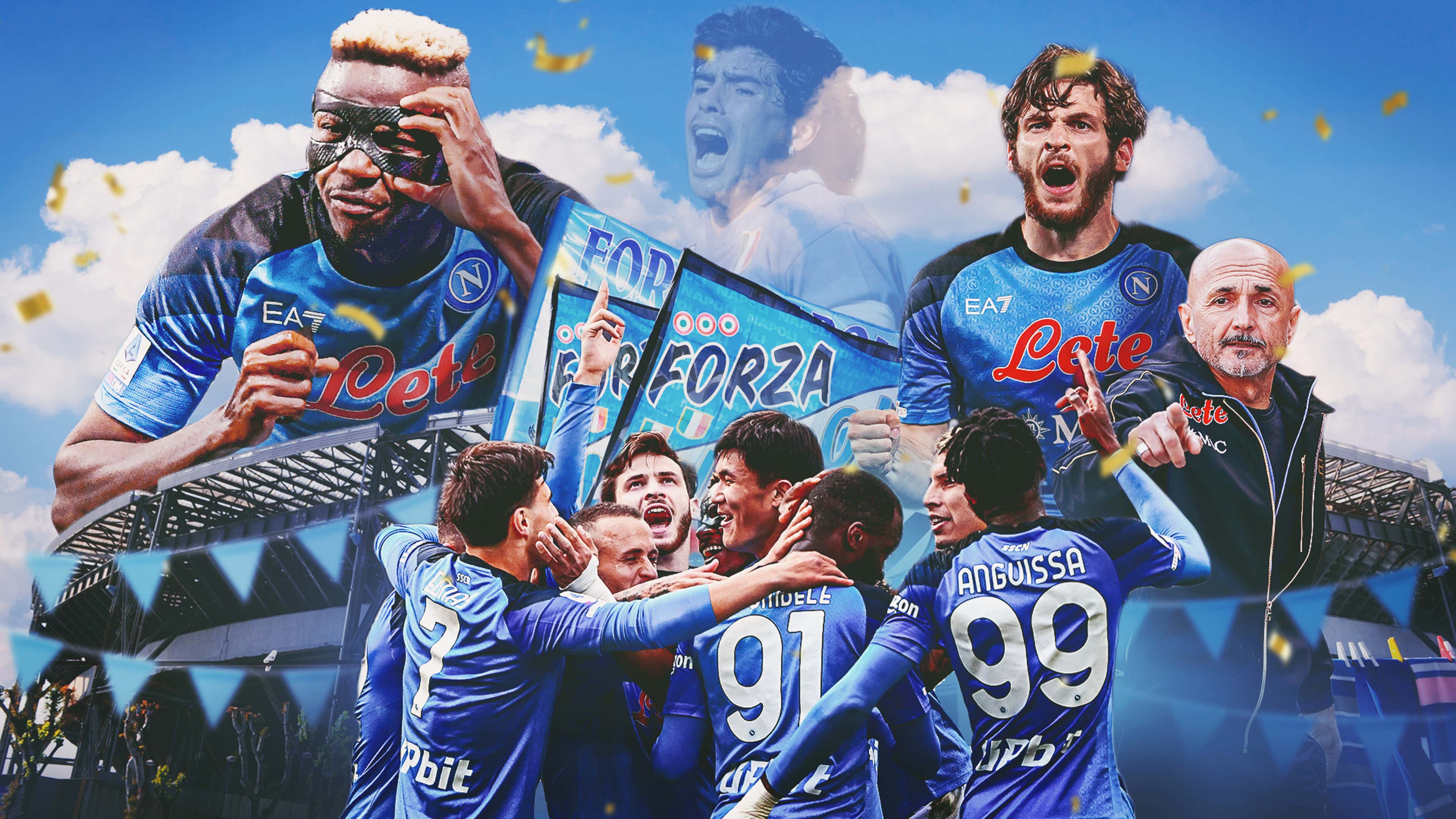All hail Napoli's new immortals! Victor Osimhen, Khvicha Kvaratskhelia &  Luciano Spalletti have made Diego Maradona proud with stunning Serie A  title triumph | Goal.com