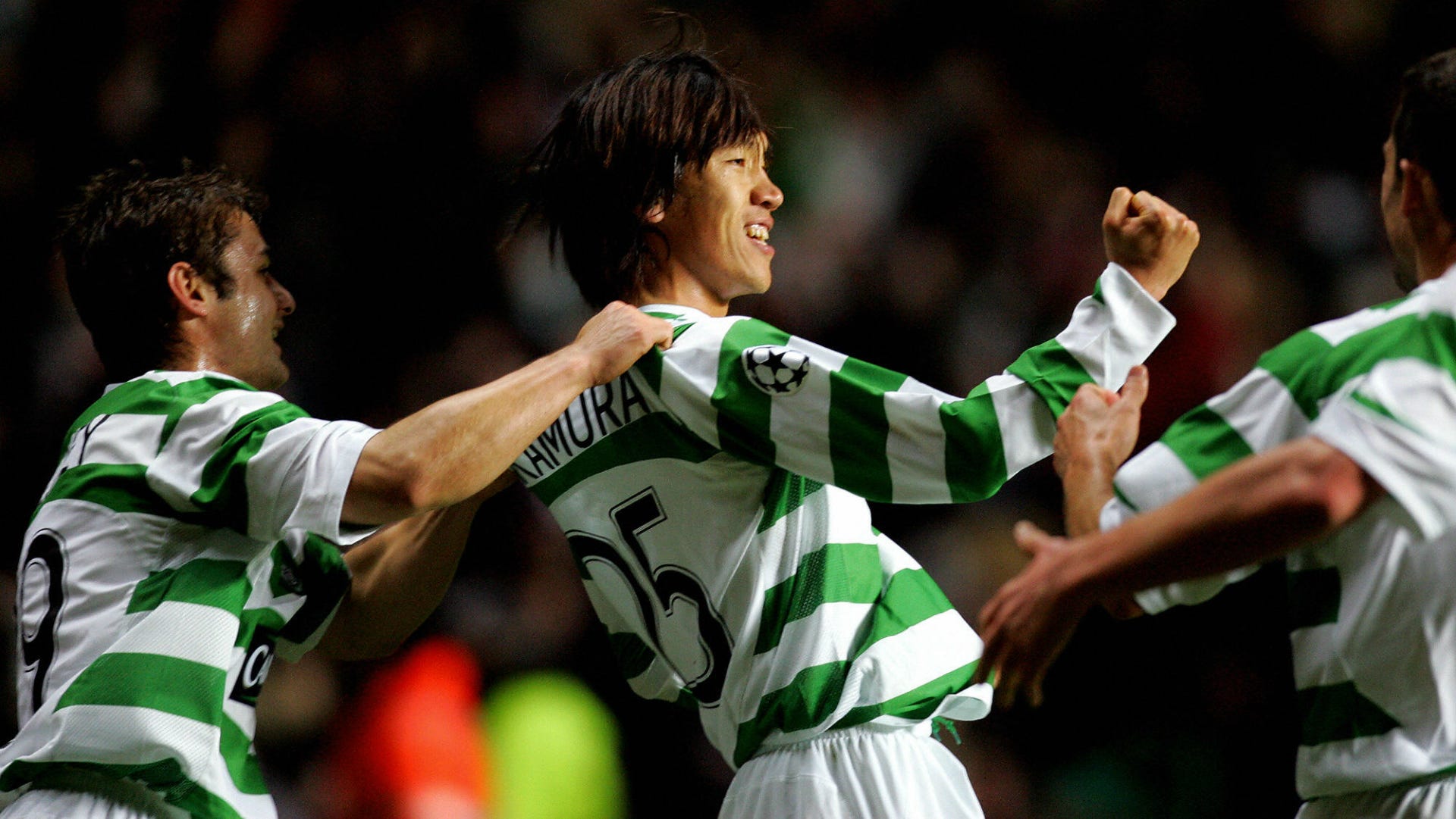 Shunsuke Nakamura Celtic Manchester United Uefa Champions League