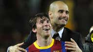 Lionel Messi Pep Guardiola Barcelona 2010-11