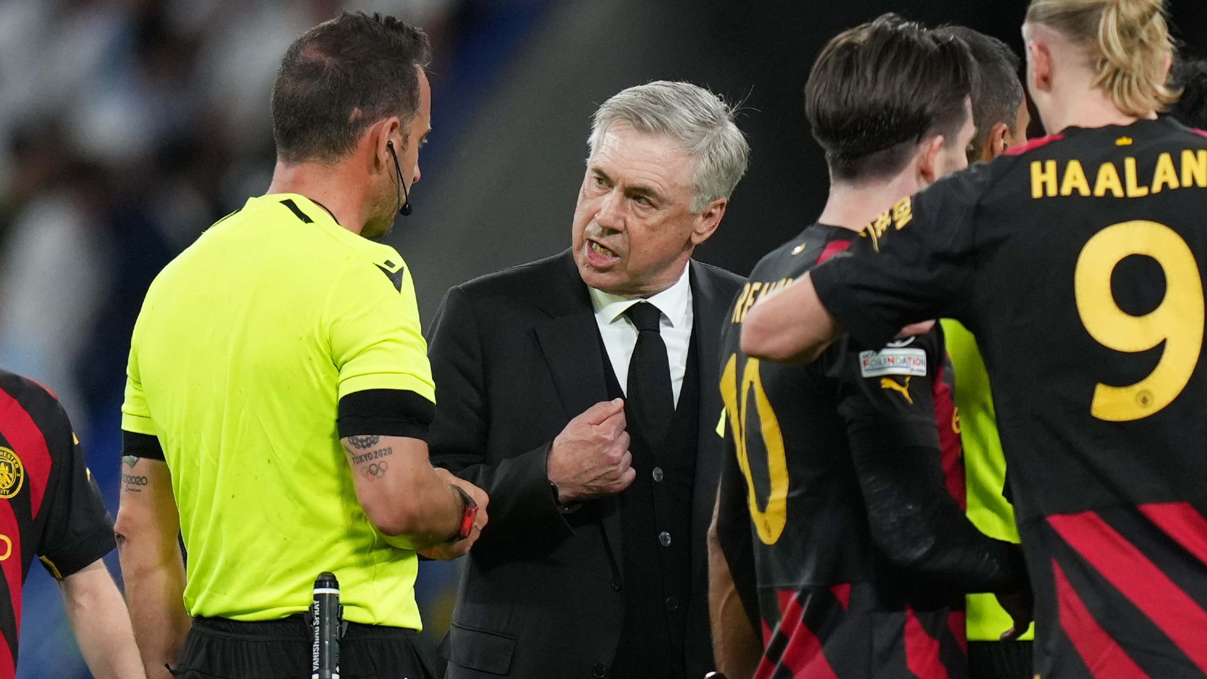 Explained: Why Carlo Ancelotti was booked during Real Madrid Champions  League semi-final first leg draw with Man City | Goal.com UK