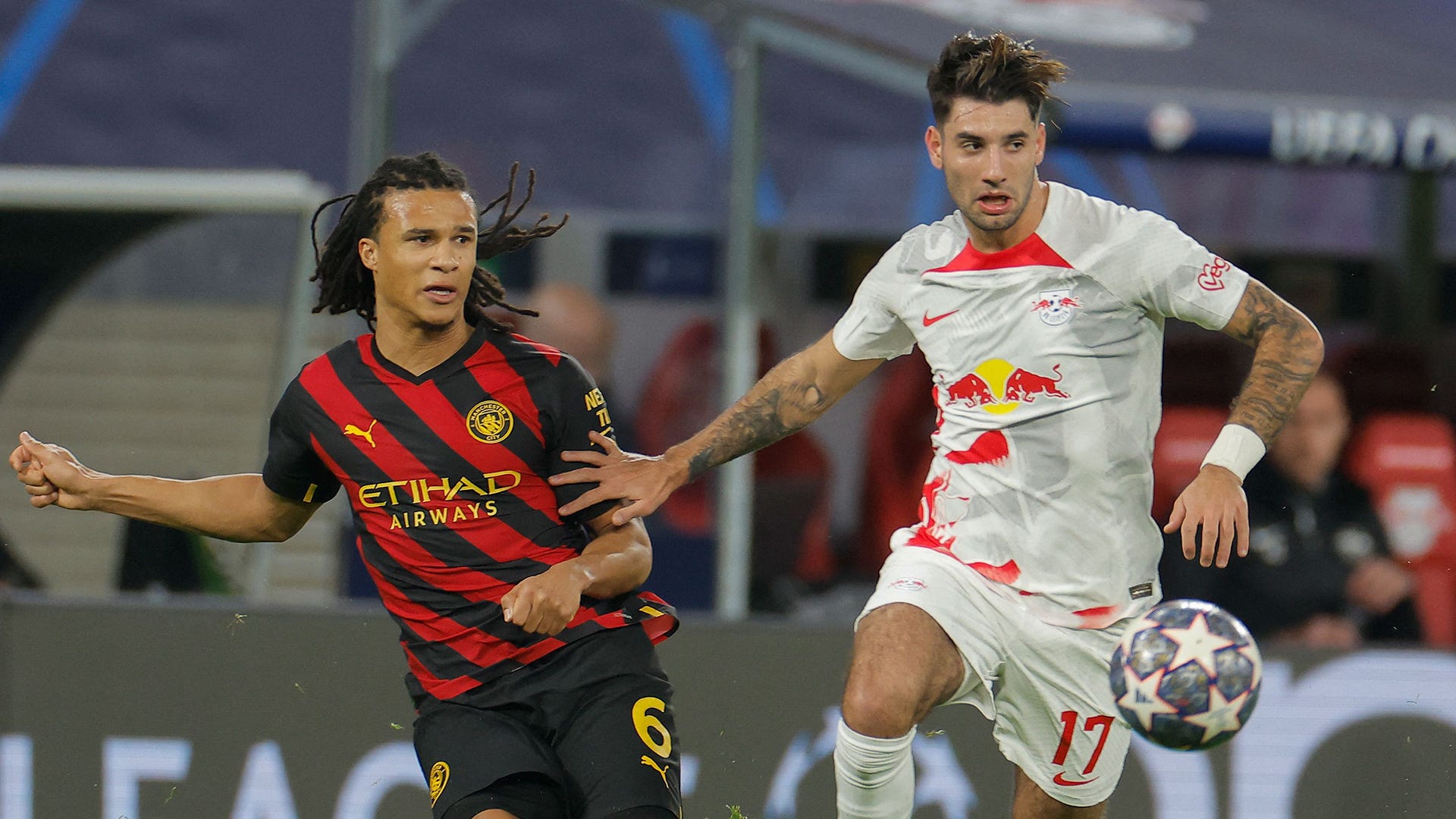 Nathan Ake Manchester City RB Leipzig Champions League 2022-23