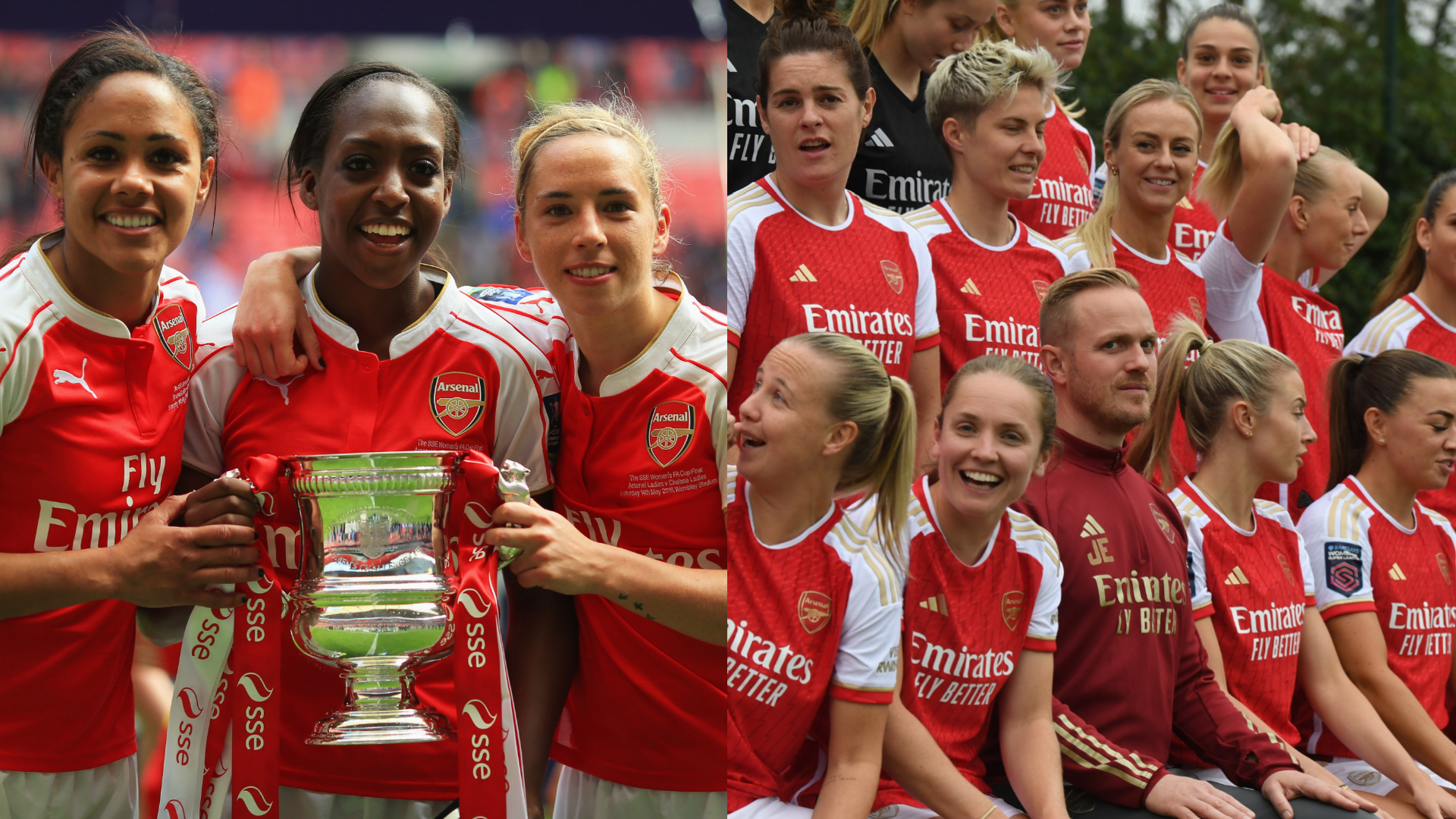 Arsenal Women acknowledge lack of diversity in team photo