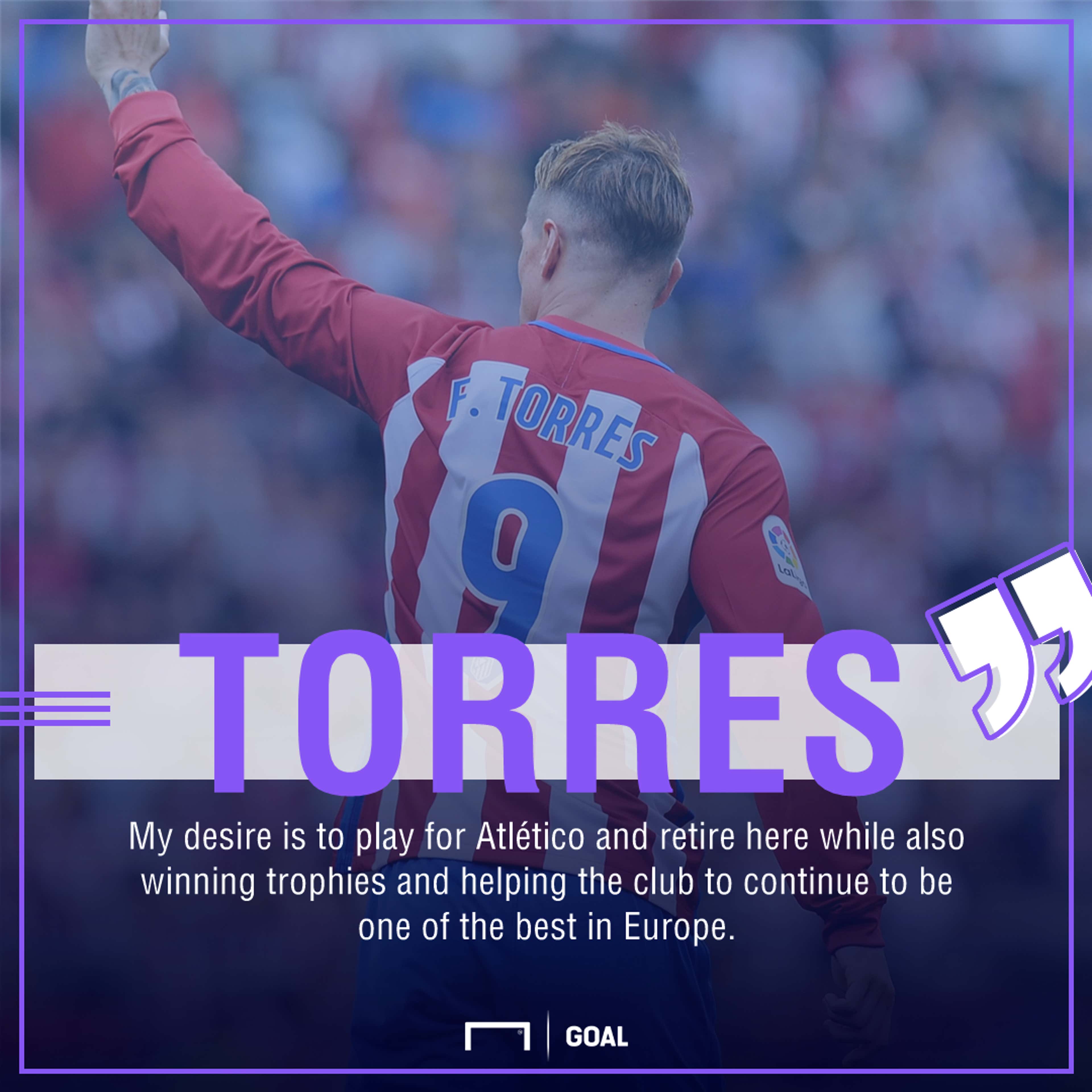 Fernando Torres Atletico Madrid retire