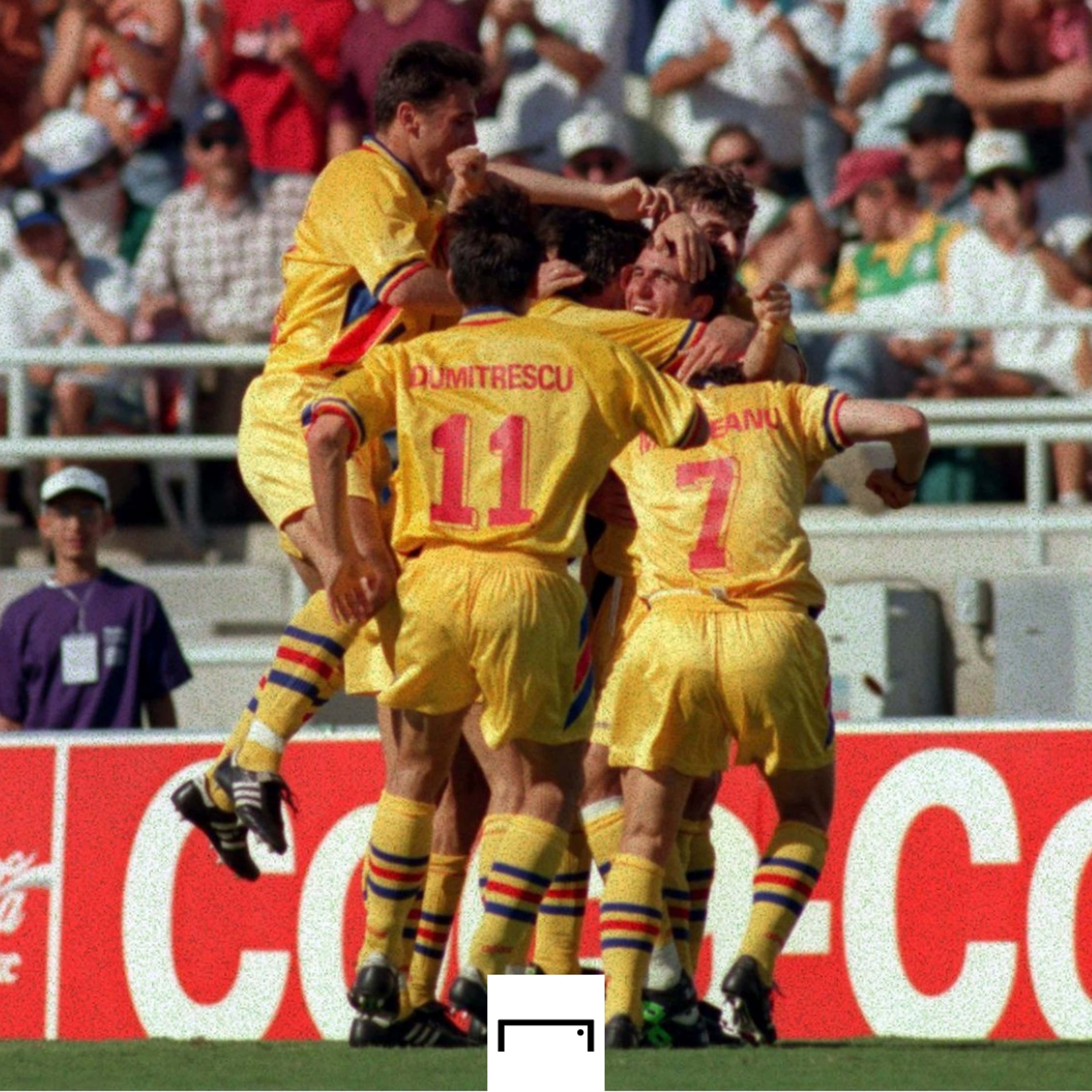 Gheorge Hagi Romania Colombia 1994 World Cup GFX