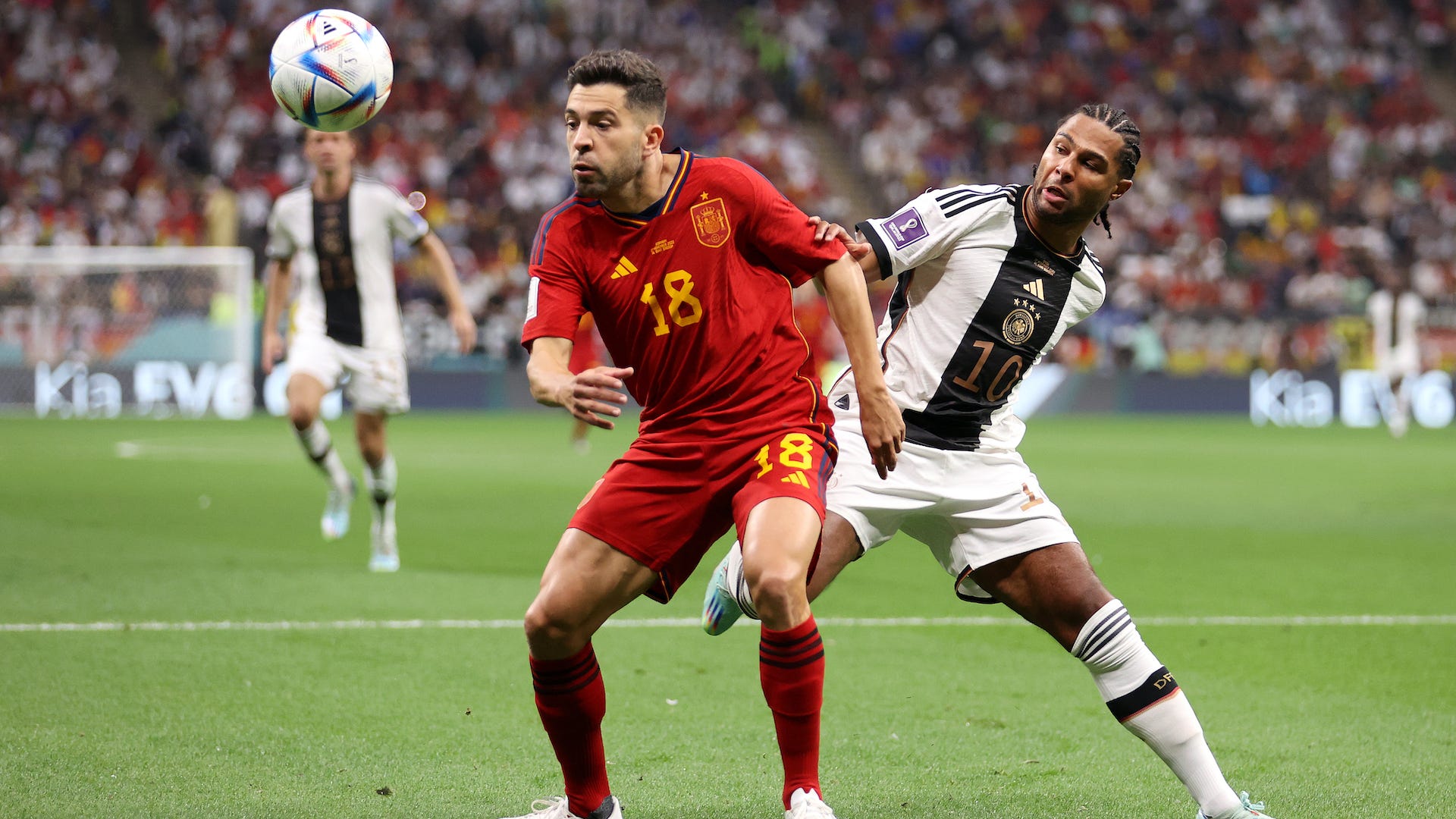 Jordi Alba Gnabry Spain Germany World Cup Qatar 2022