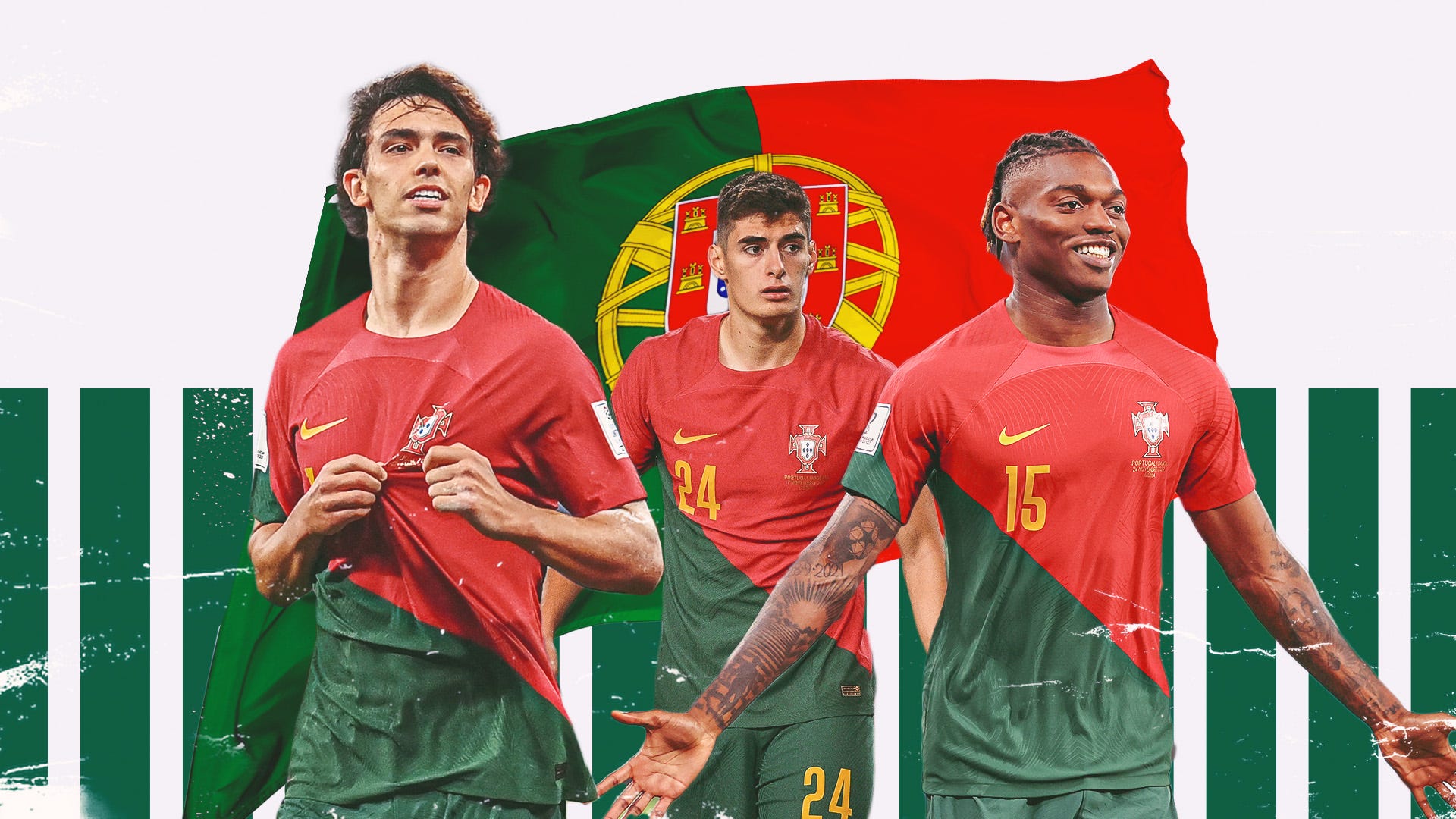 Portugal soccer legends' kits